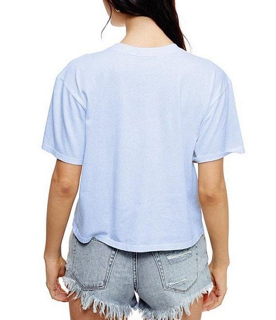 Zutter Knit Short Sleeve Free Bird Western Tee Shirt Product Image