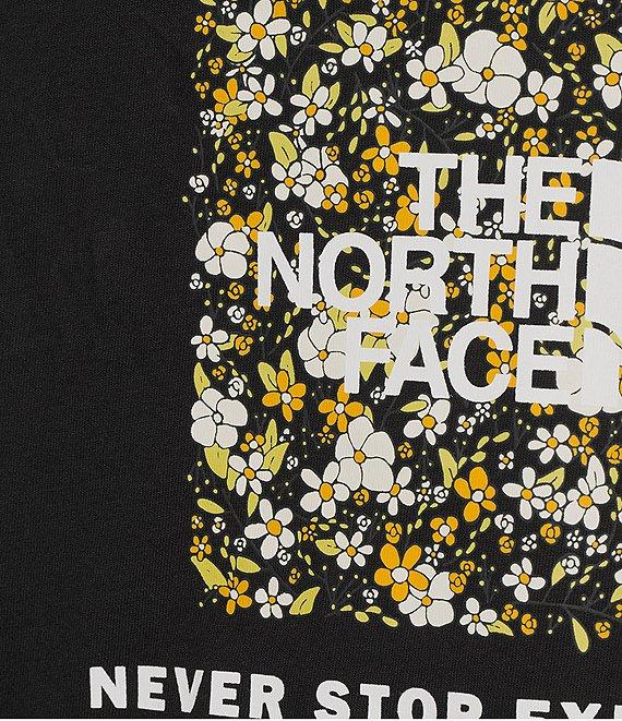 The North Face Evolution Floral Box Crew Neck Long Sleeve Graphic Relaxed Fit Tee Product Image