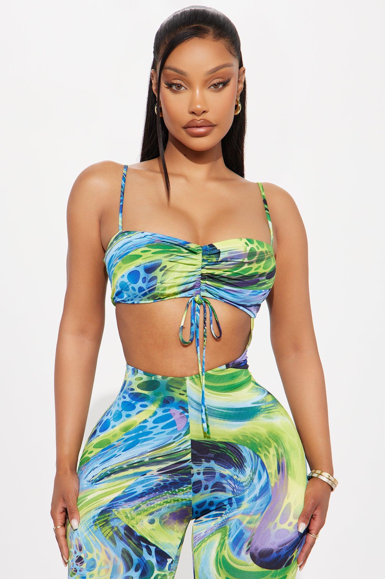 Wanderlust Festival Jumpsuit - Blue/combo Product Image