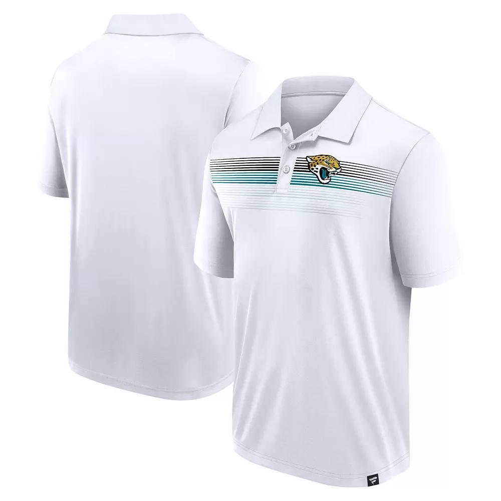Men's Fanatics White Jacksonville Jaguars Victory For Us Interlock Polo,  Product Image