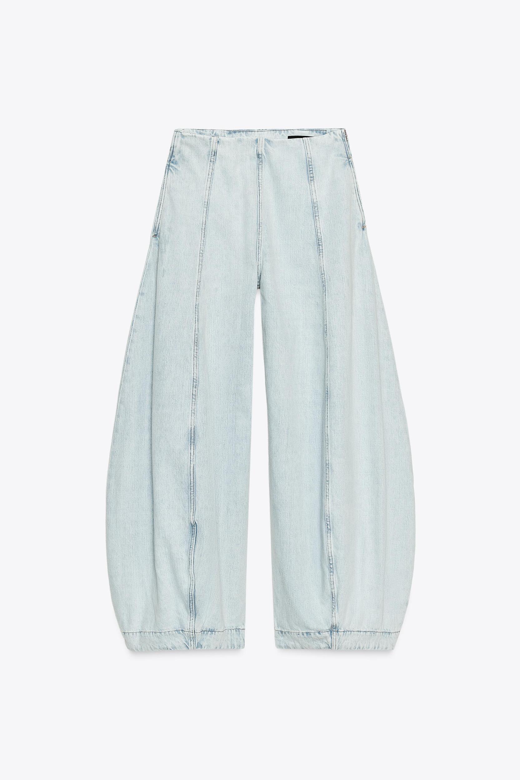 ZW COLLECTION HIGH-WAISTED BALLOON JEANS Product Image