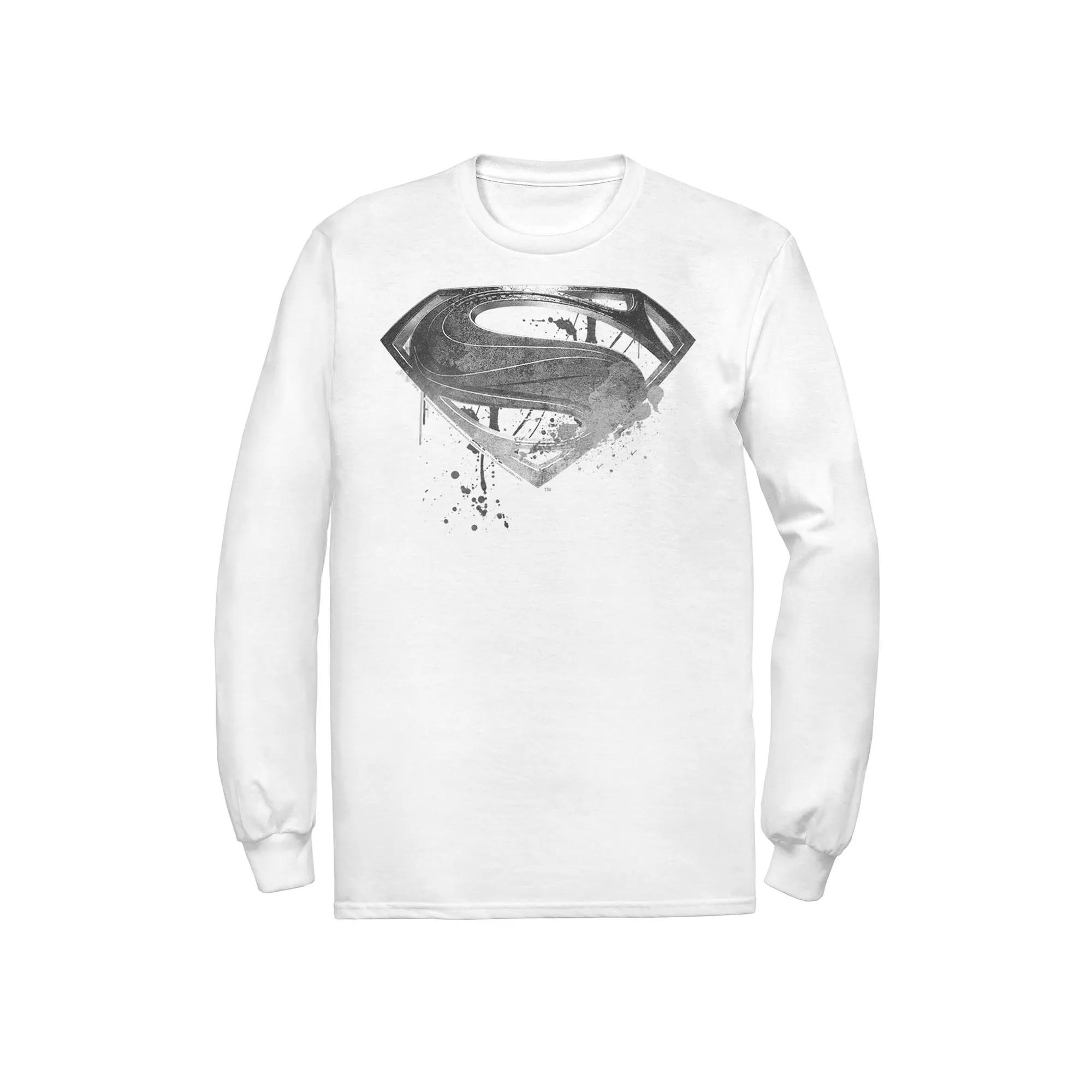 Men's DC Comics Superman Monochrome Logo Tee,  Product Image
