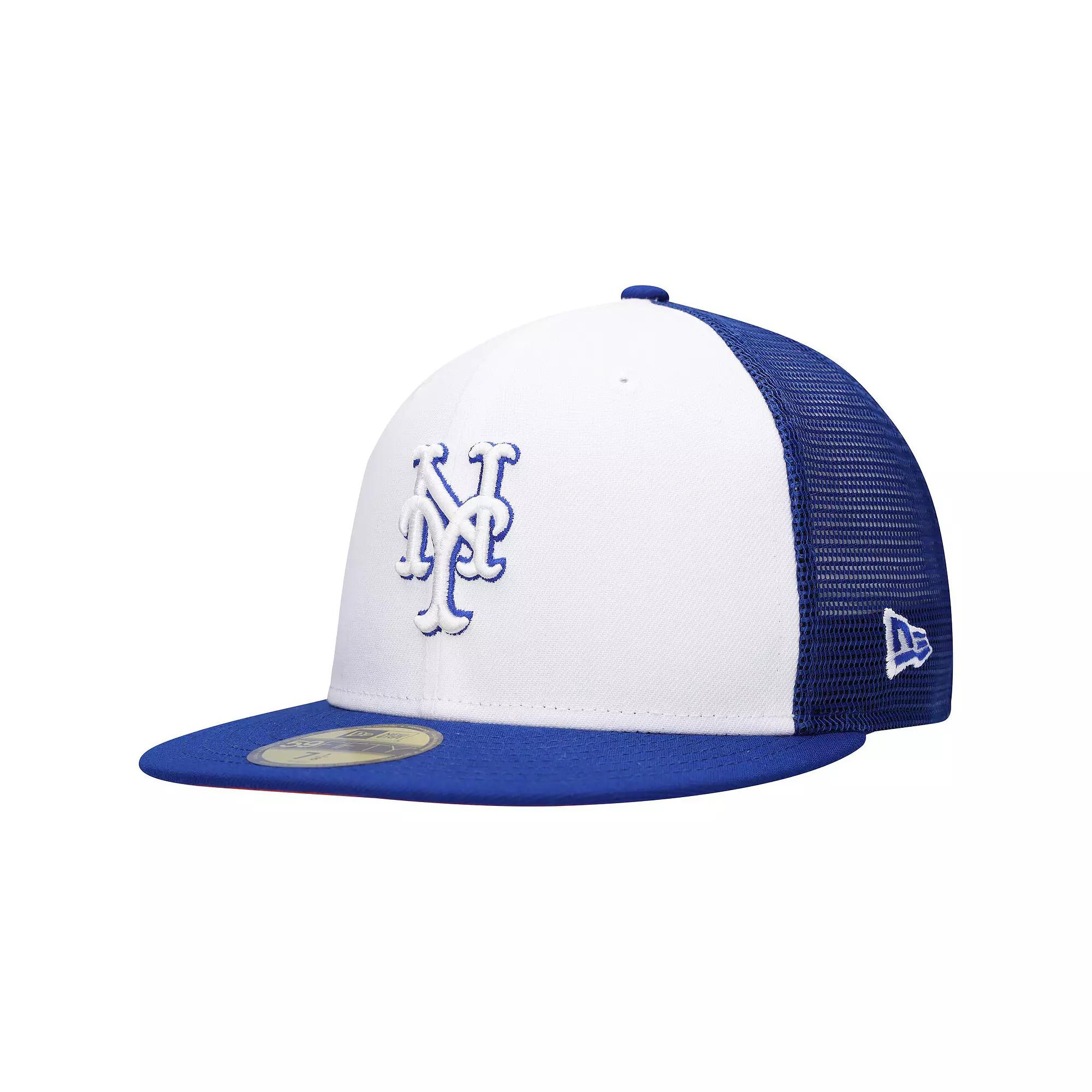 Men's New Era  Royal/White New York Mets 2023 On-Field Batting Practice 59FIFTY Fitted Hat, Size: 6 7/8 Product Image