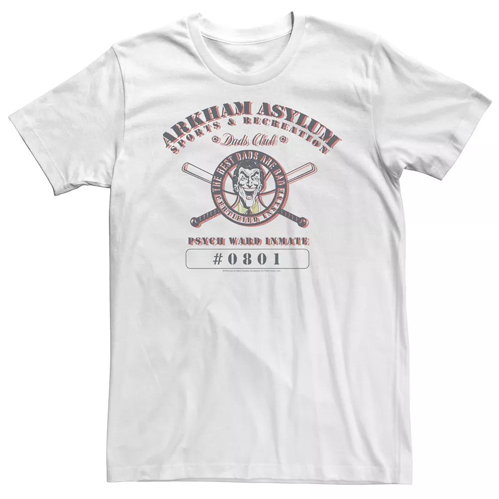 Big & Tall DC Comics Batman Joker Arkham Asylum Dad Tee, Men's,  Product Image