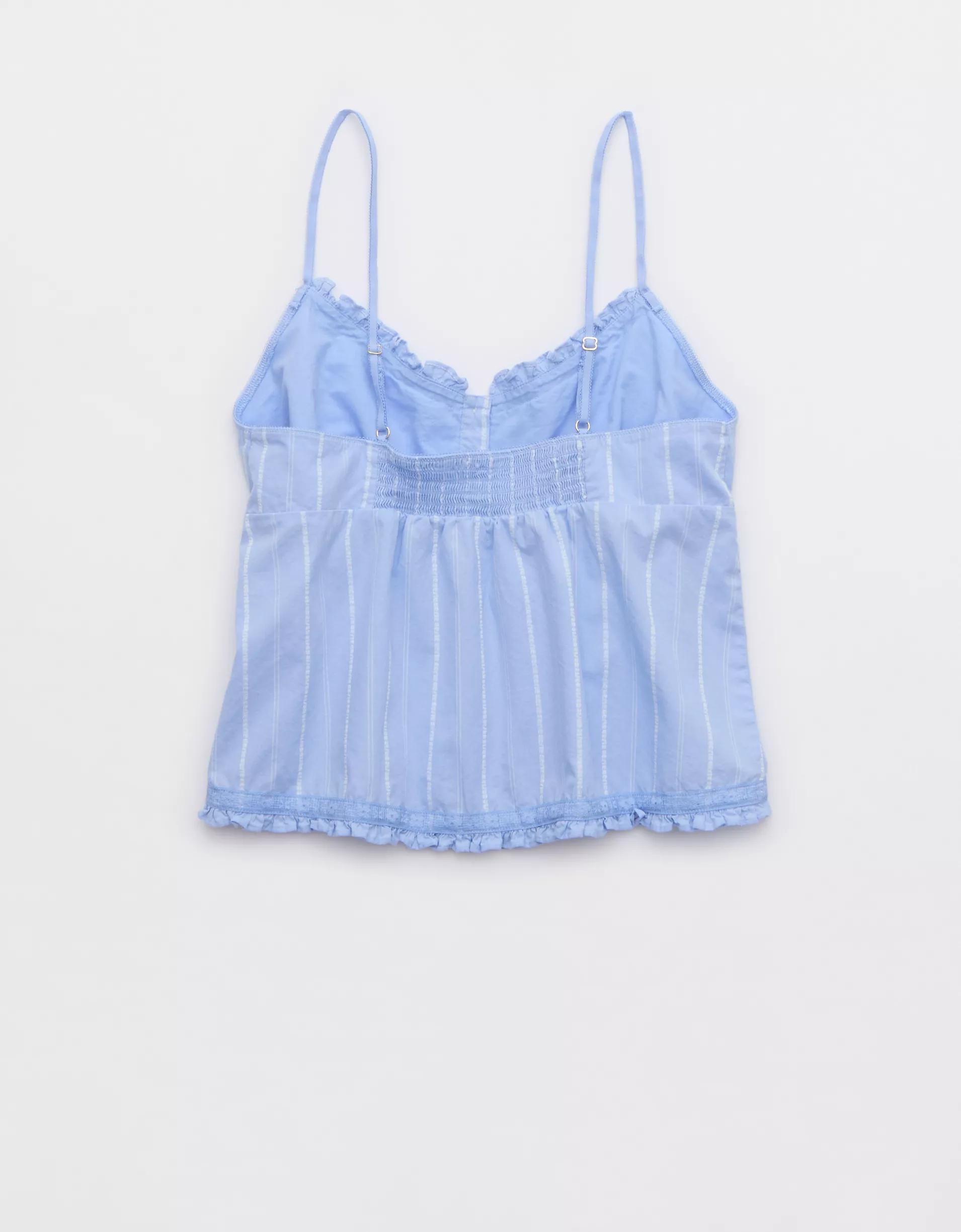 Aerie Off-Duty Poplin Tank Top Product Image