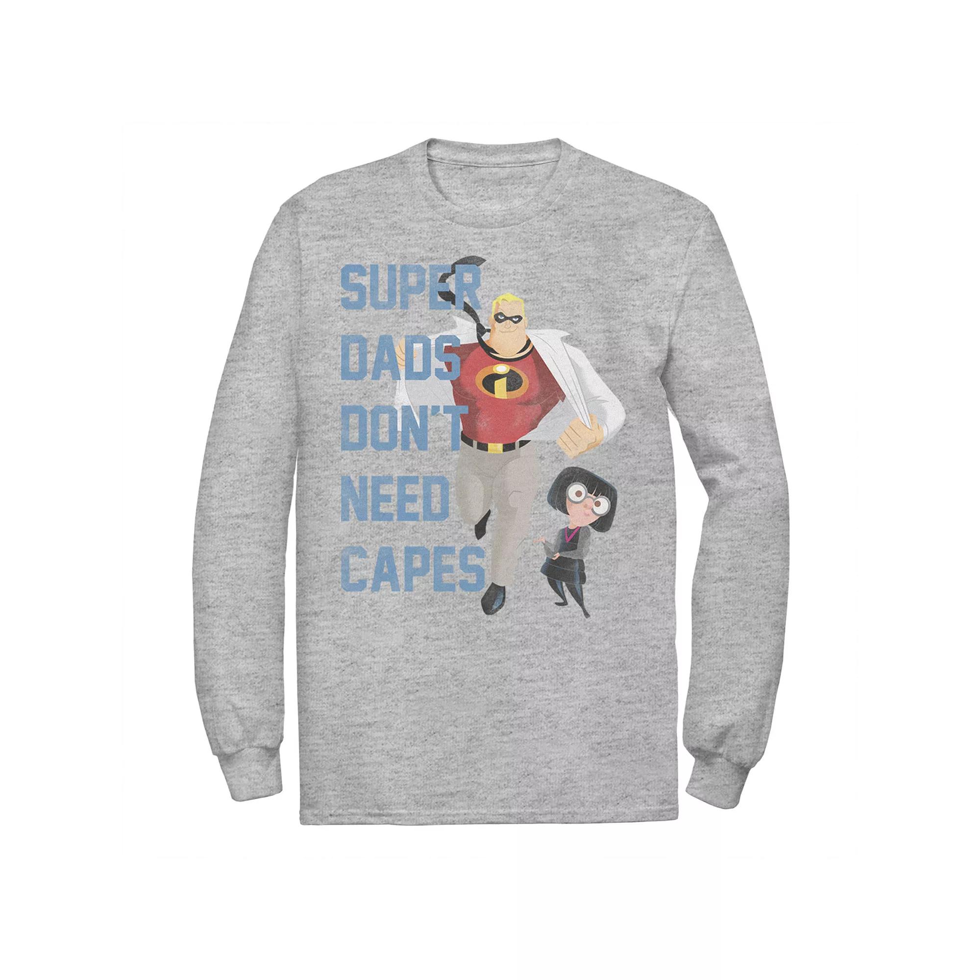 Disney / Pixar's The Incredibles Men's Super Dads No Capes Tee,  Product Image