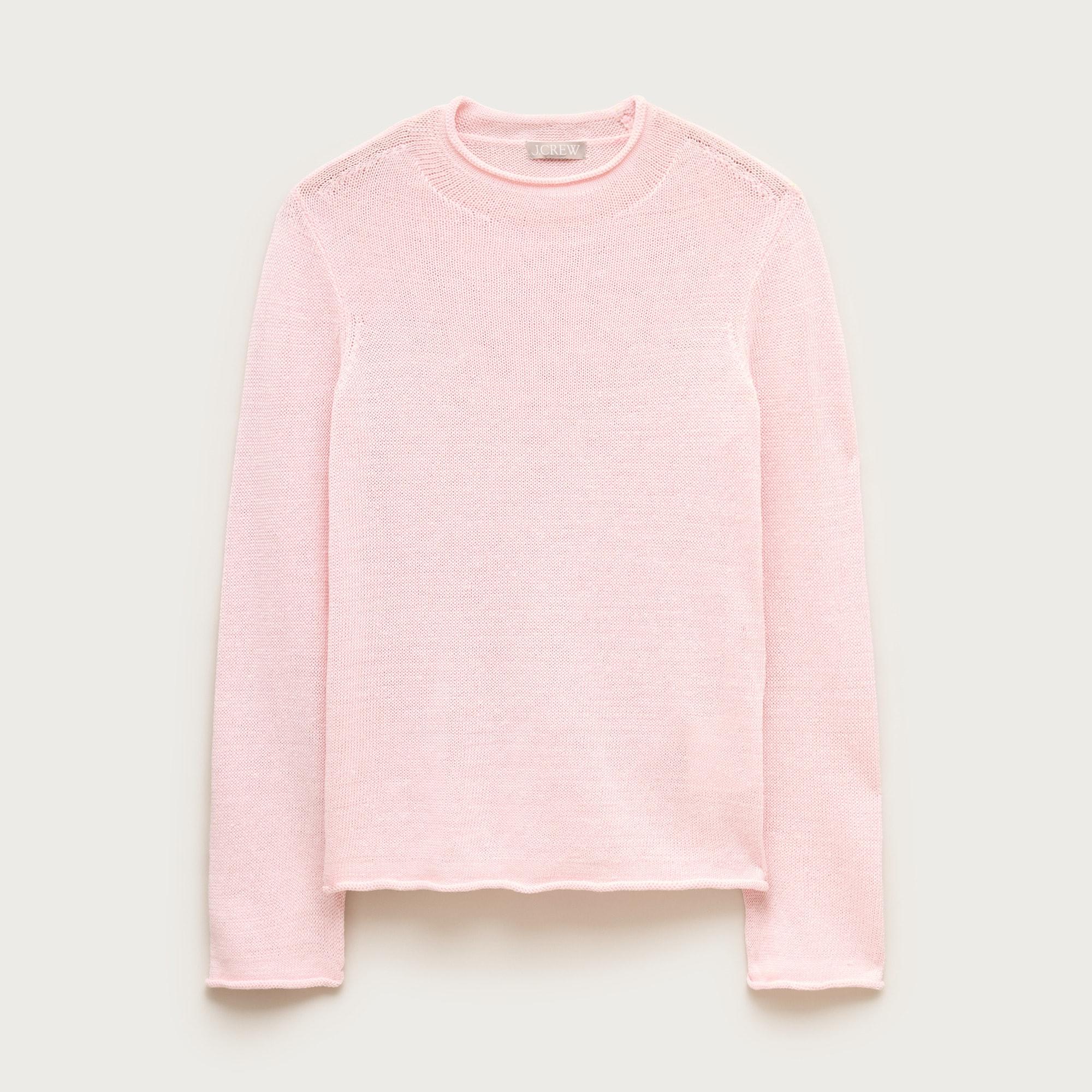 Summer Rollneck™ sweater in linen blend Product Image
