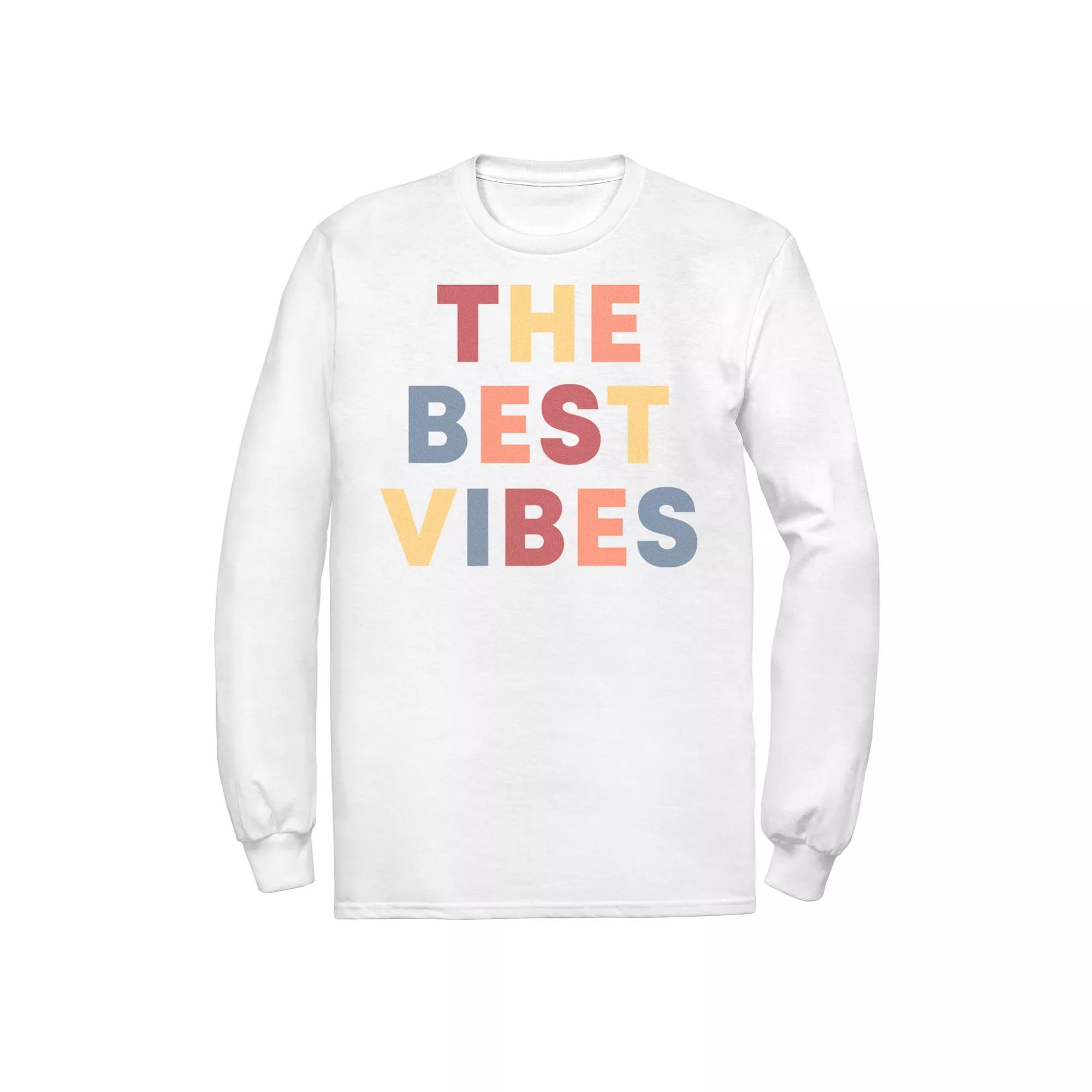 Men's Fifth Sun "The Best Vibes" Colorful Tee, Size: XXL, White Product Image