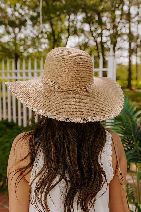Sunny Views Raffia Woven Hat in Tan Product Image