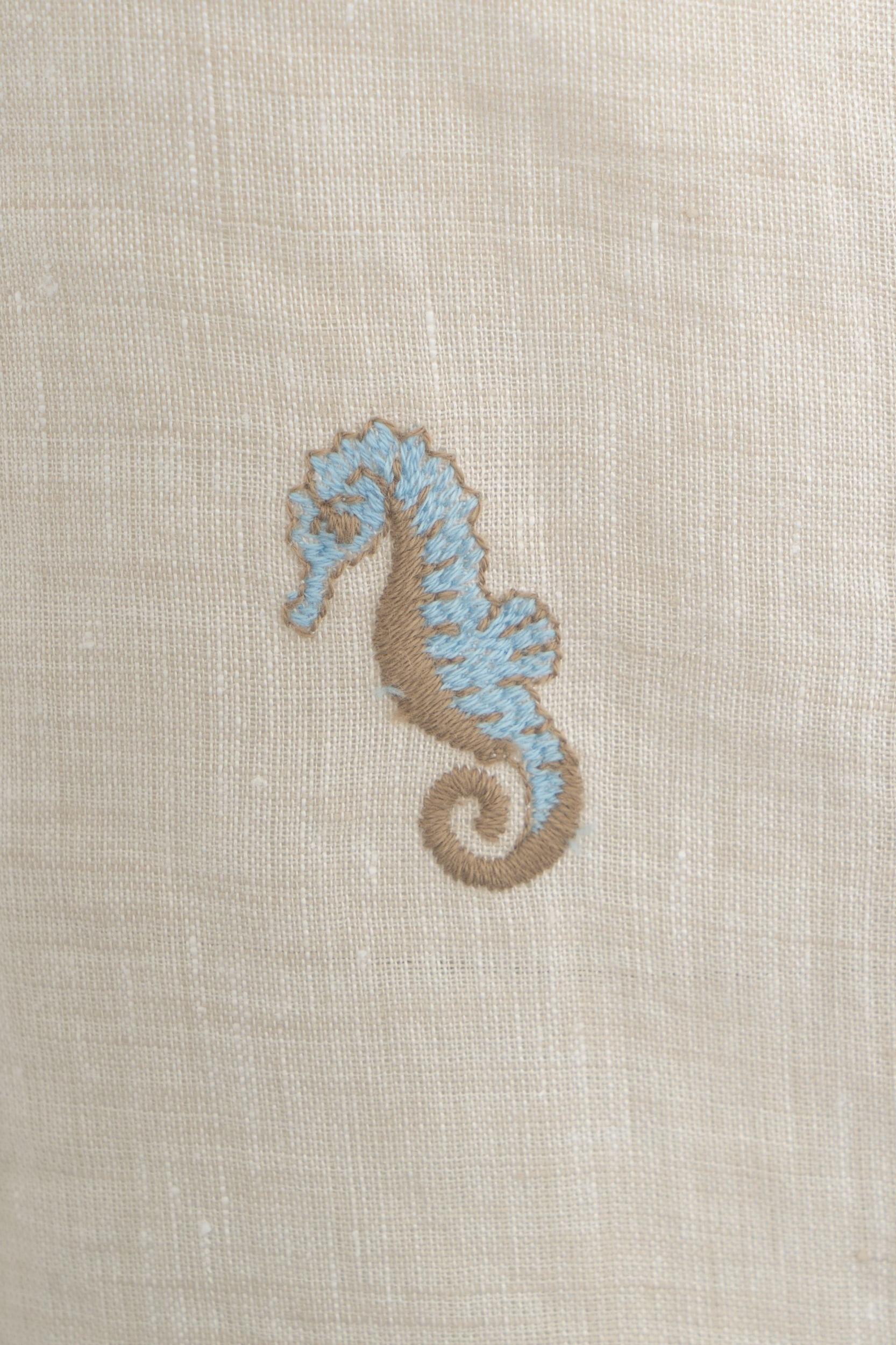 Linen blouse with embroidery Product Image