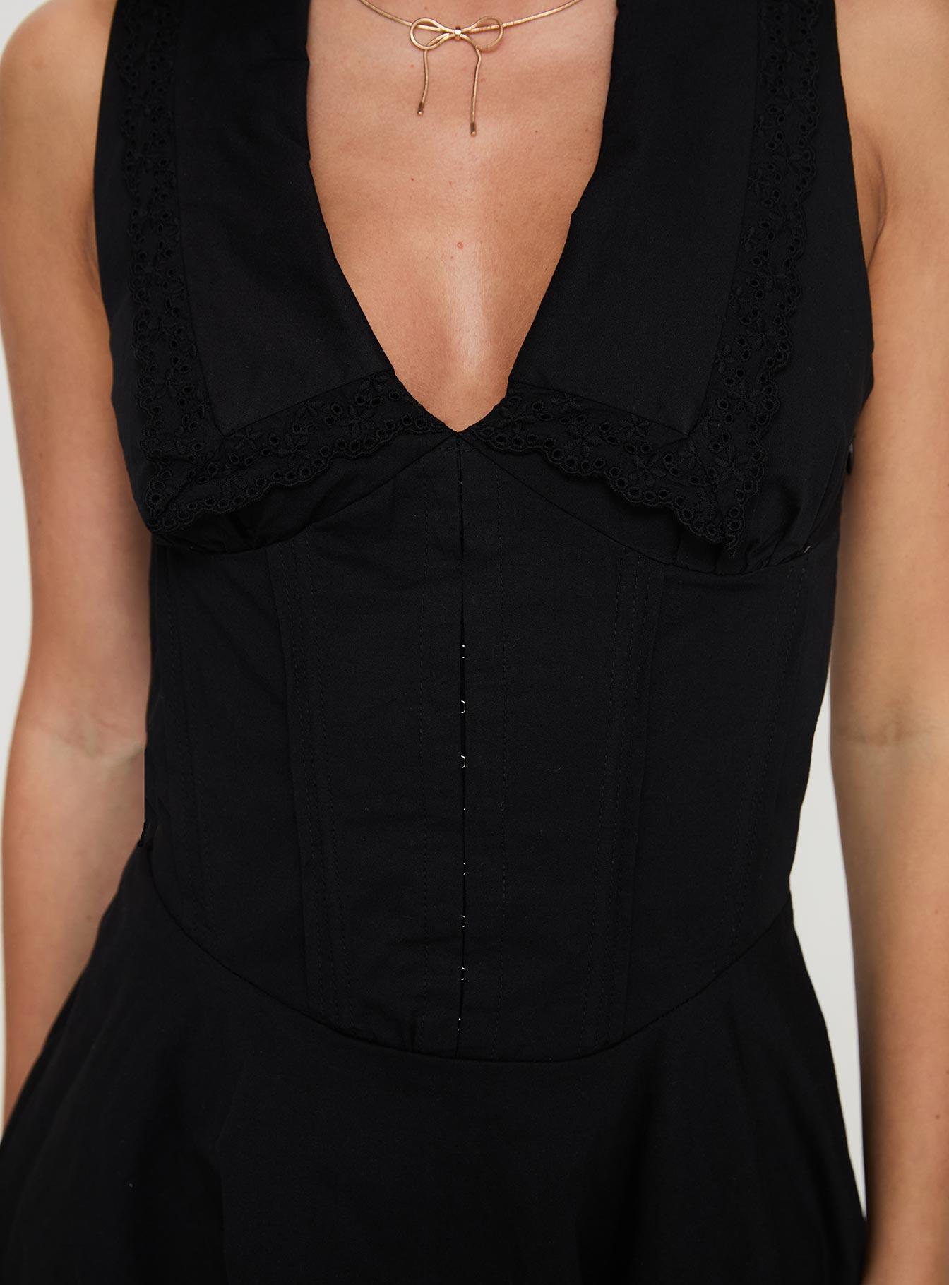 Haworth Mini Dress Black Product Image