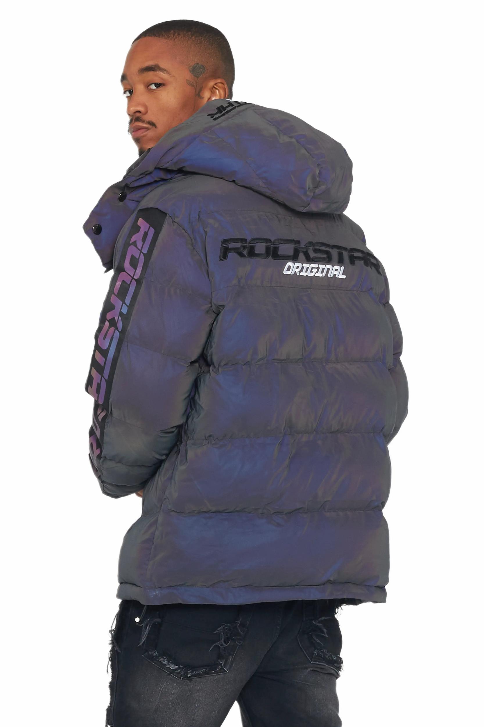 Magic Reflective Puffer Jacket Male Product Image