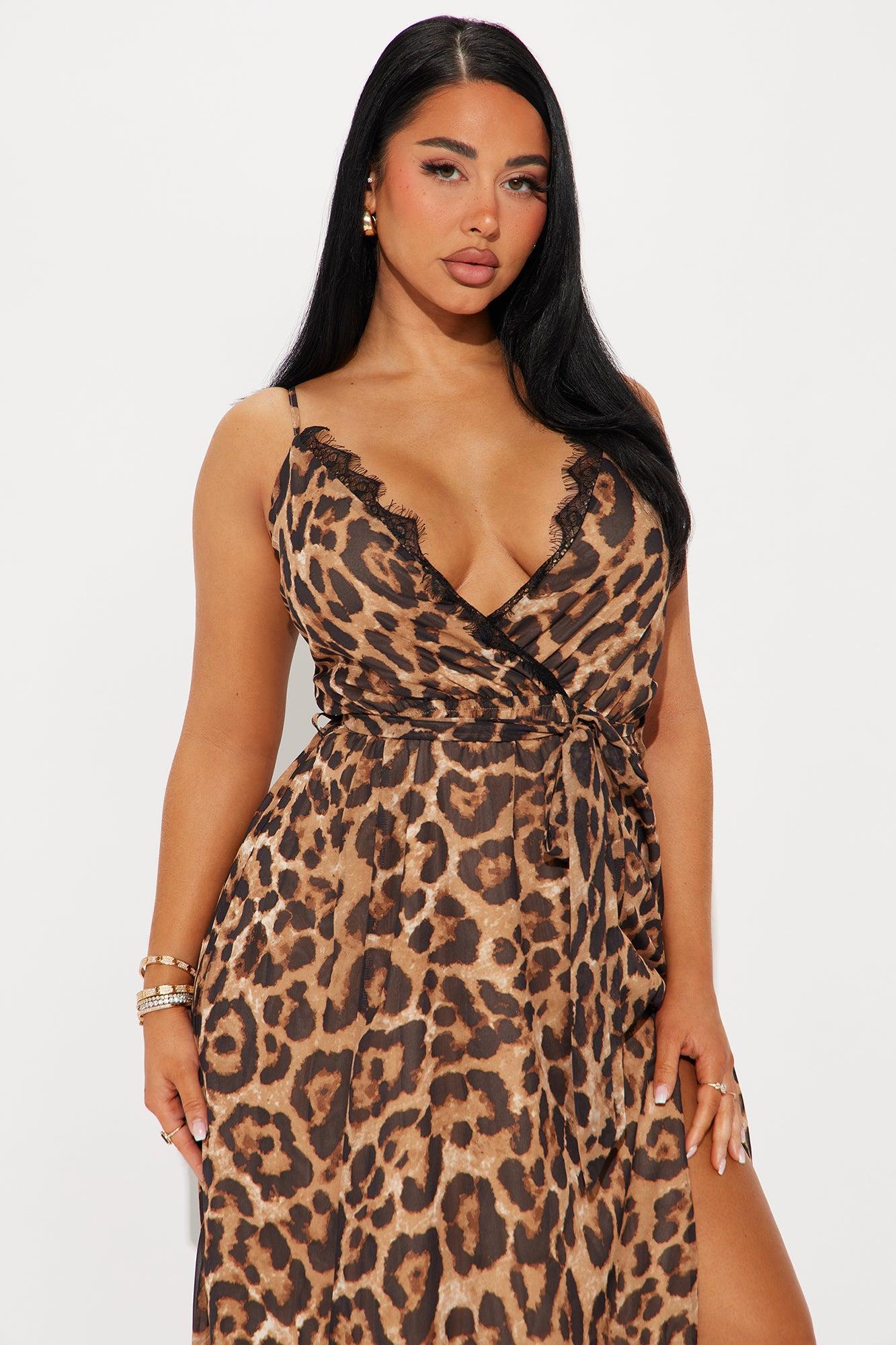 Patricia Leopard Maxi Dress - Leopard Product Image