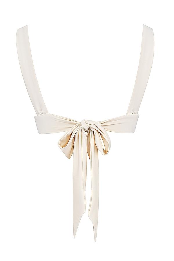 Seychelles  vanilla tie back bikini top Product Image