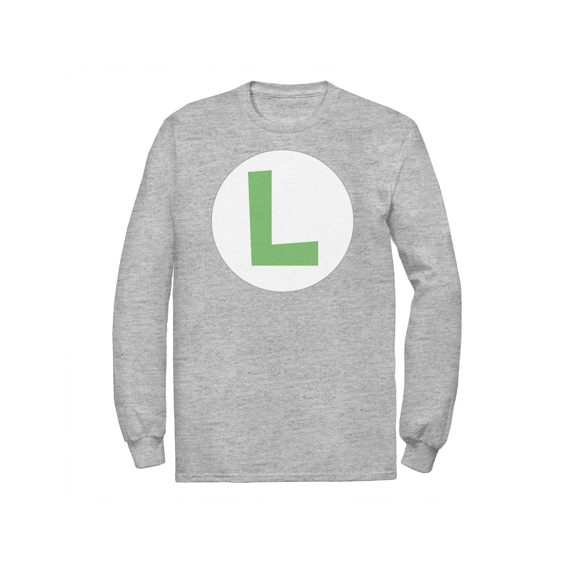 Men's Nintendo Super Mario Luigi Icon Costume Tee,  Product Image