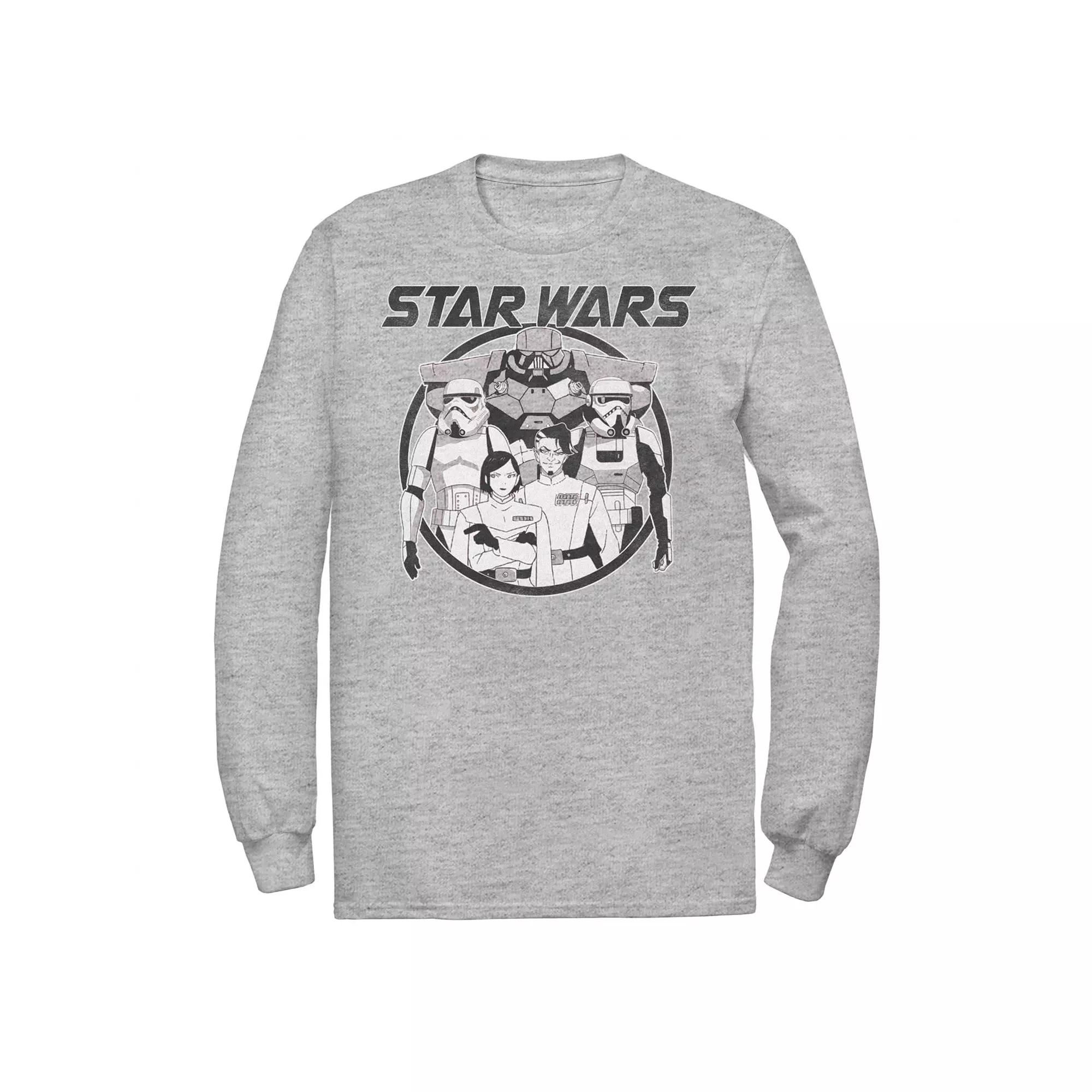 Men's Star Wars Visions Dark Side Poster Graphic Tee, Size: XL, Athletic Grey Product Image