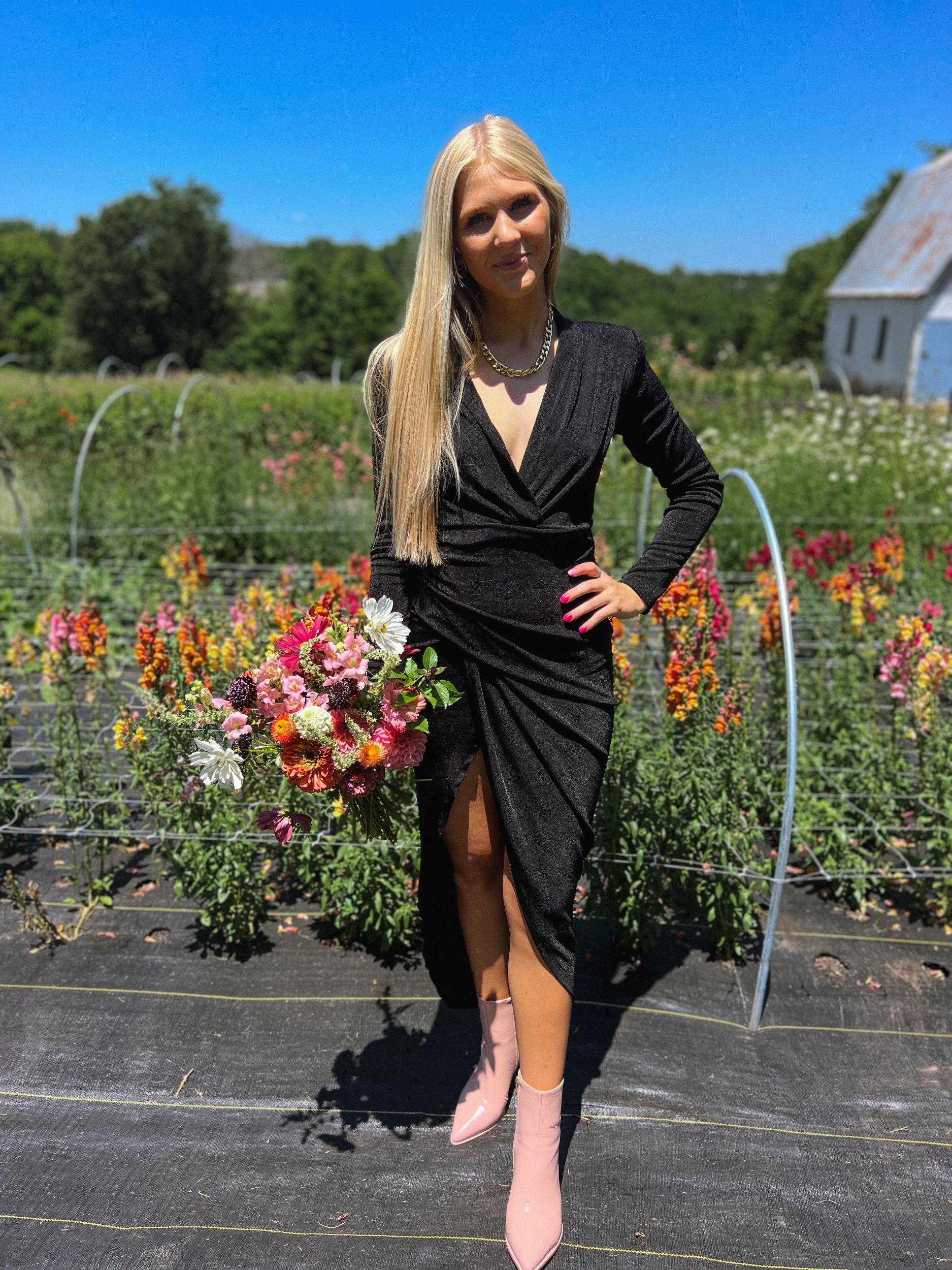 Slinky Slink Asymmetrical Dress Product Image