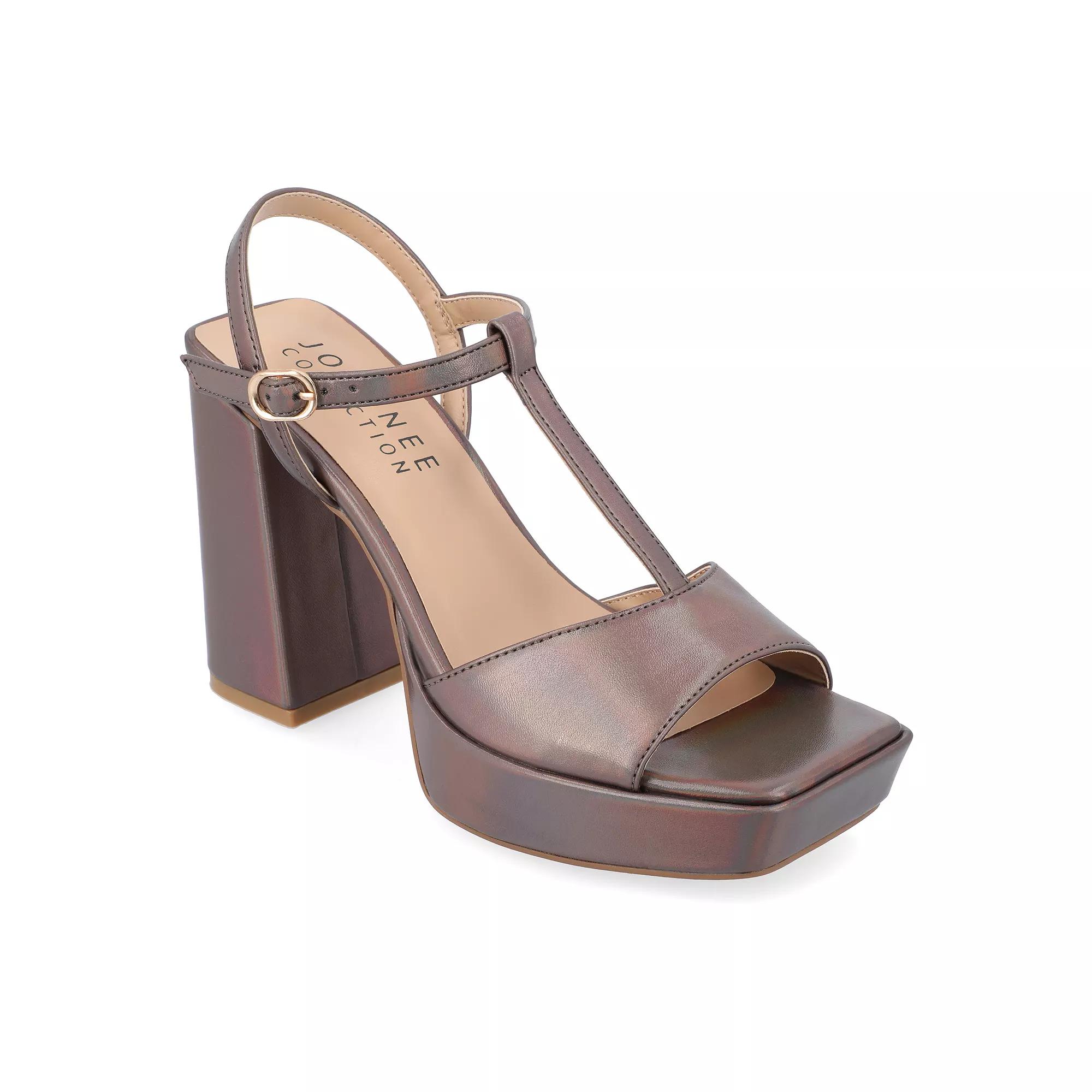 Journee Parson Womens Block Heel Sandals Product Image