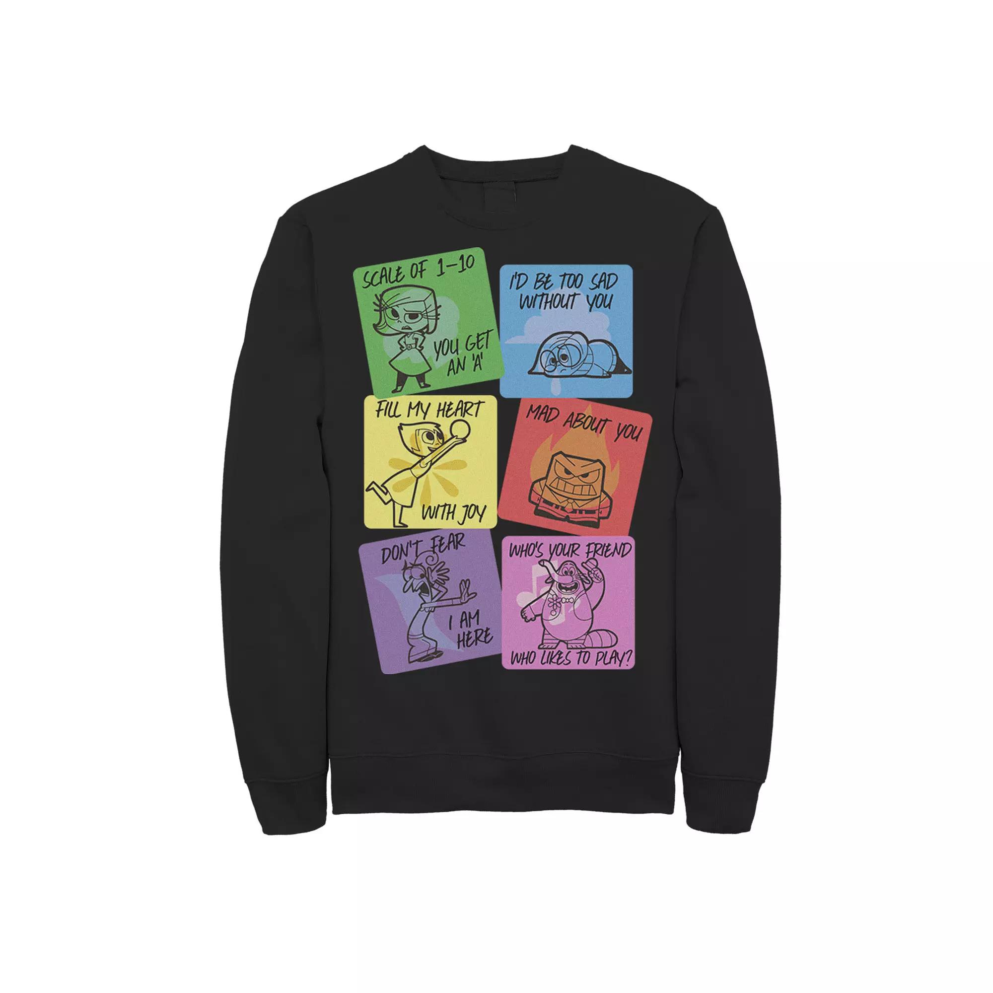 Disney / Pixar's Inside Out Men's Valentine's Cards Sweatshirt,  Product Image