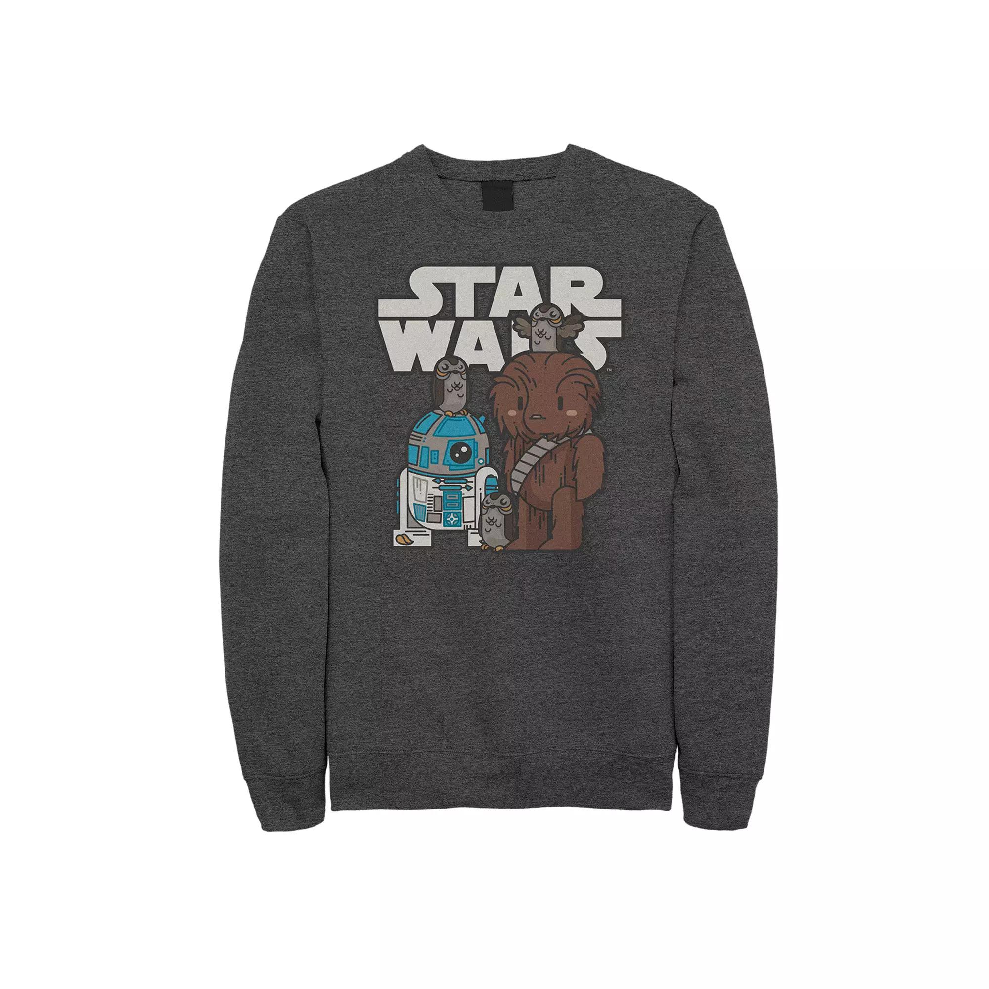 Men's Star Wars The Last Jedi Porg Gang Sweatshirt,  Product Image