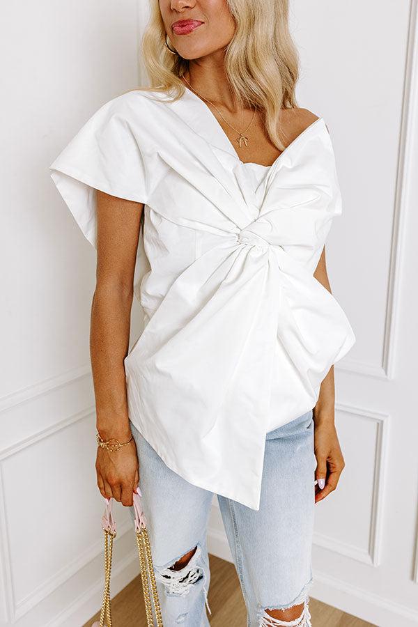 Runway Ready One Shoulder Top Product Image