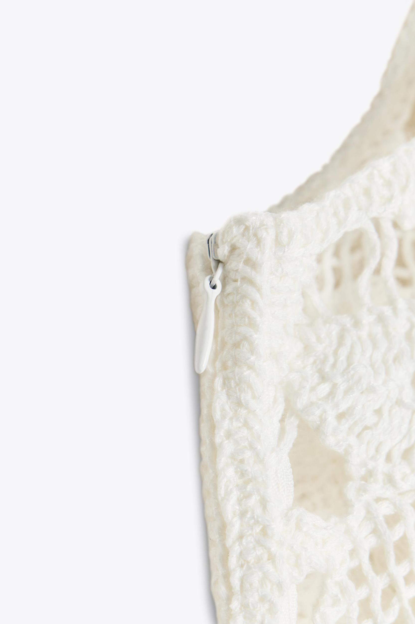 FLORAL CROCHET DRESS Product Image