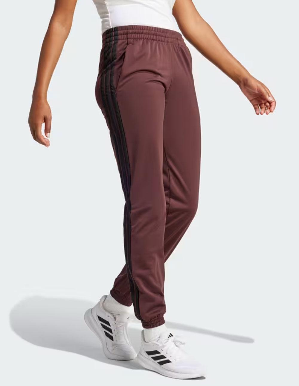 ADIDAS Sportswear Tricot 3-Stripes Womens Track Pants - RUBY Product Image