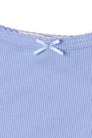 Scallop Edge Bow Tank Top Product Image