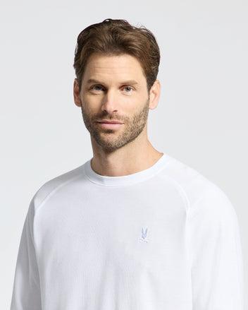 MENS TAYLOR PIQUE LONG SLEEVE TEE - B6T580F200 Male Product Image