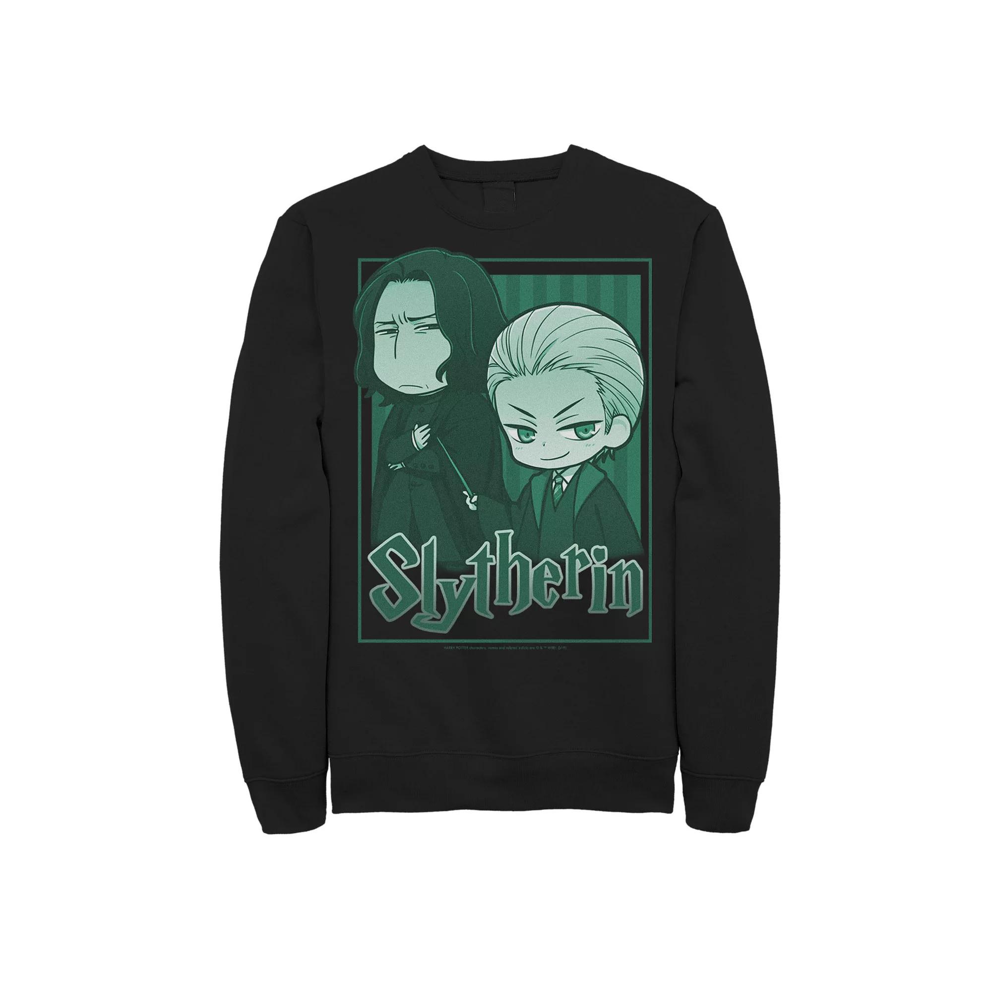Men's Harry Potter Slytherin Snape & Draco Anime Sweatshirt, Size: 3XL, Black Product Image