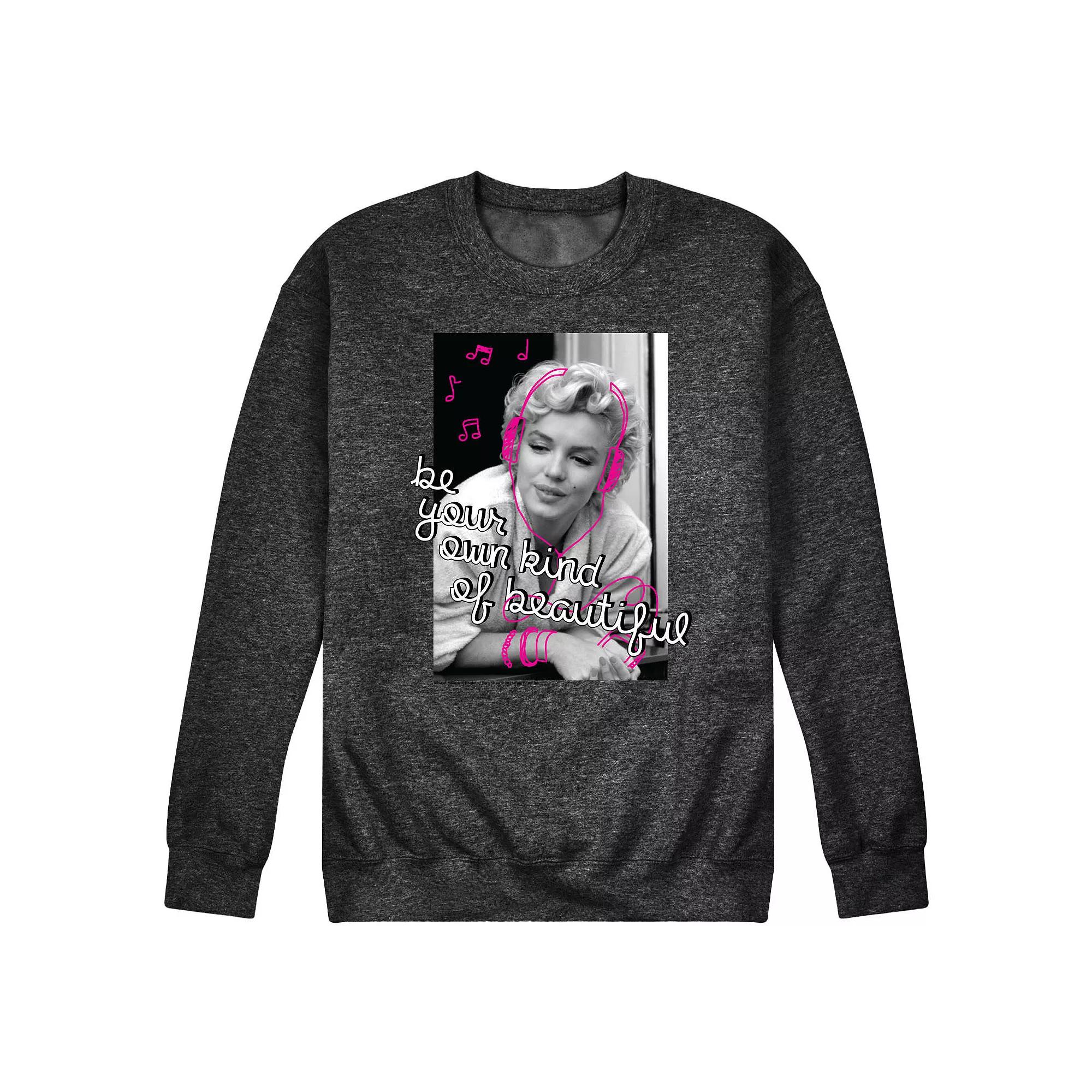 Men's Marilyn Monroe Headphones Sweatshirt,  Product Image