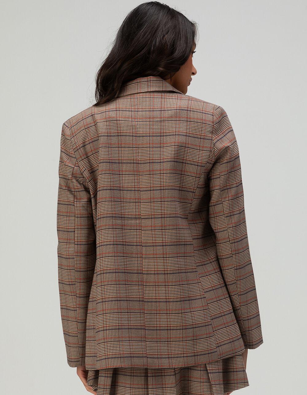 VERO MODA Ellie Womens Blazer - BROWN COMBO Product Image