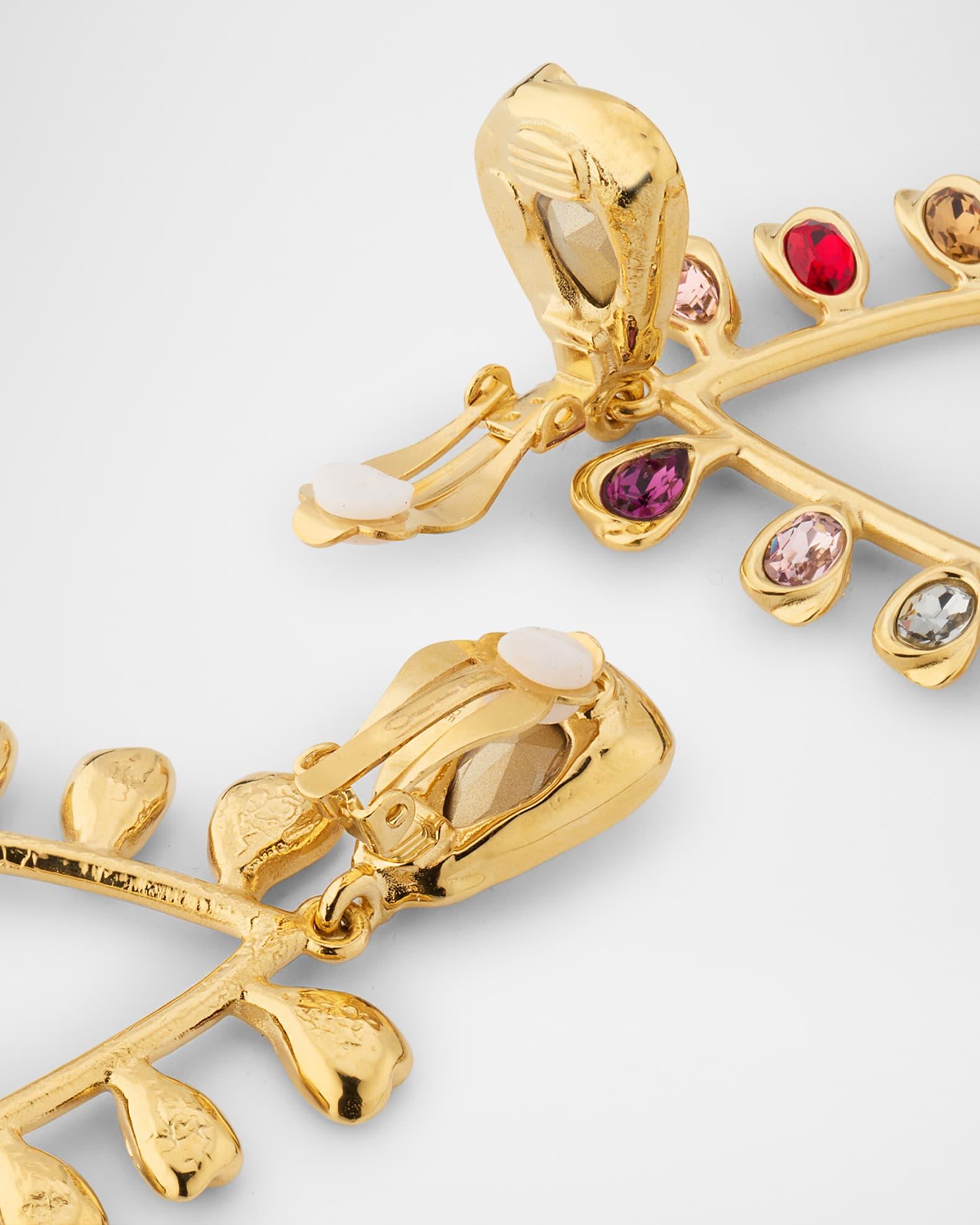 Multicolored Drop Scramble Earrings Product Image