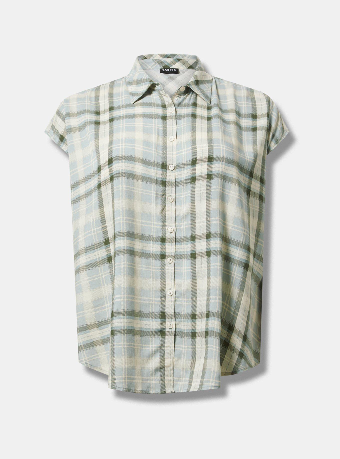 Challis Dolman Button-Up Shirt Product Image