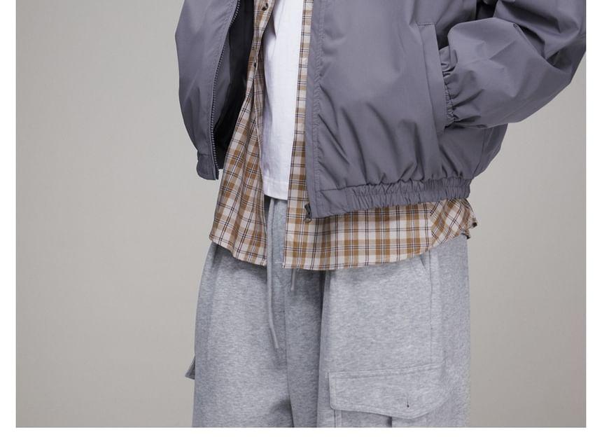 Stand-Collar Coach Jacket Product Image