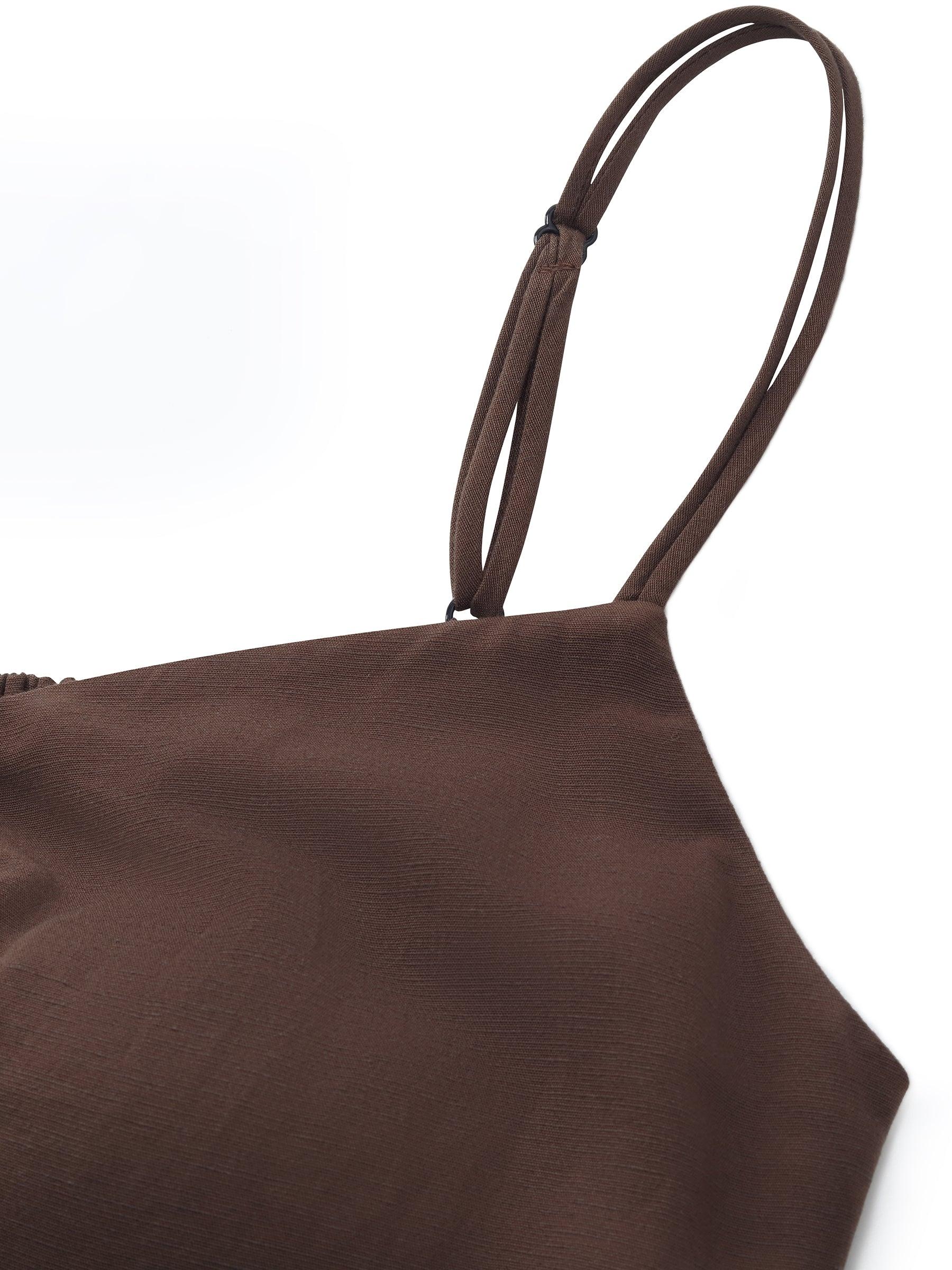 Linen Blend Camisole And Culottes Two-Piece Set Product Image