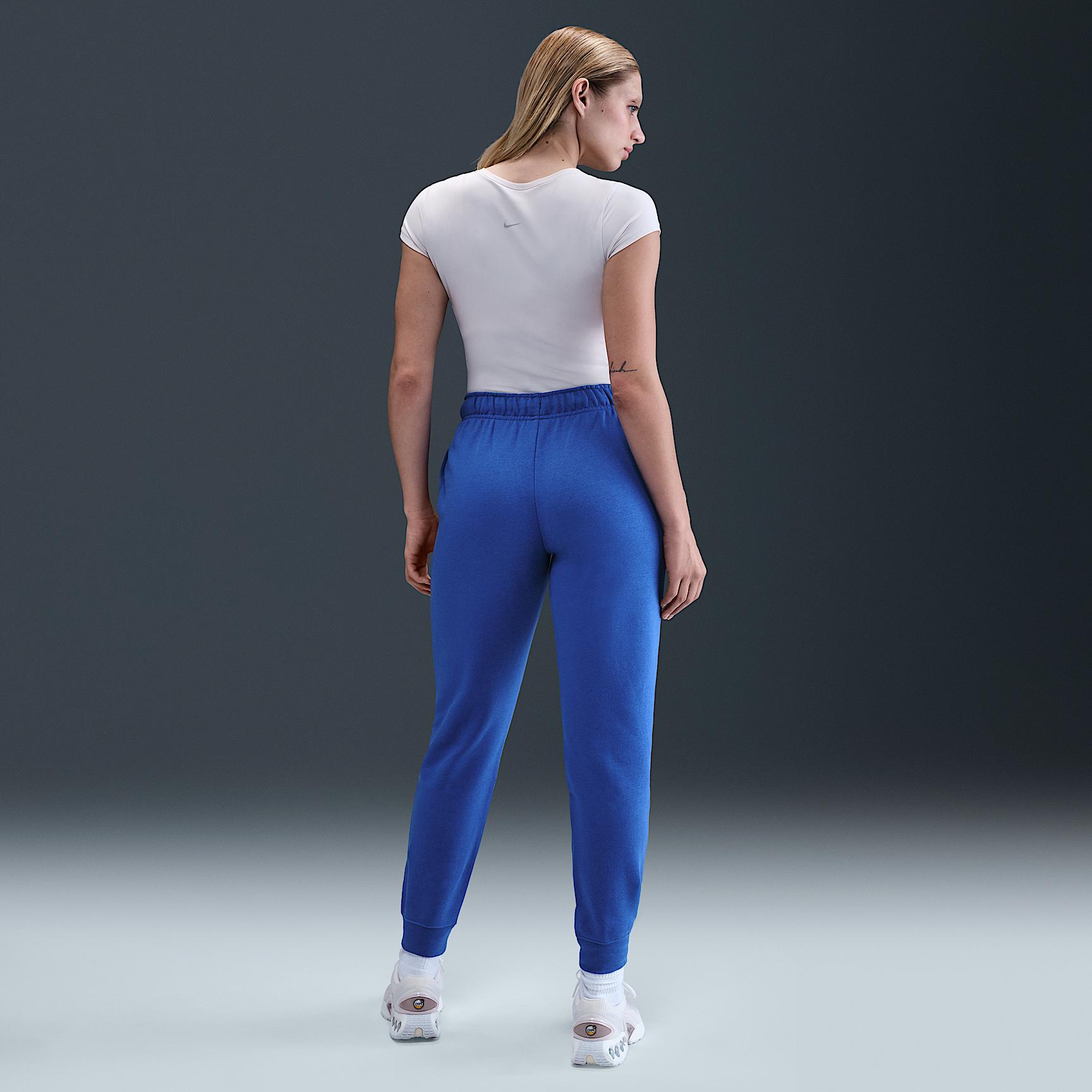 Womens Nike Sportswear Club Fleece Mid-Rise Jogger Pants | DQ5191-480 Product Image