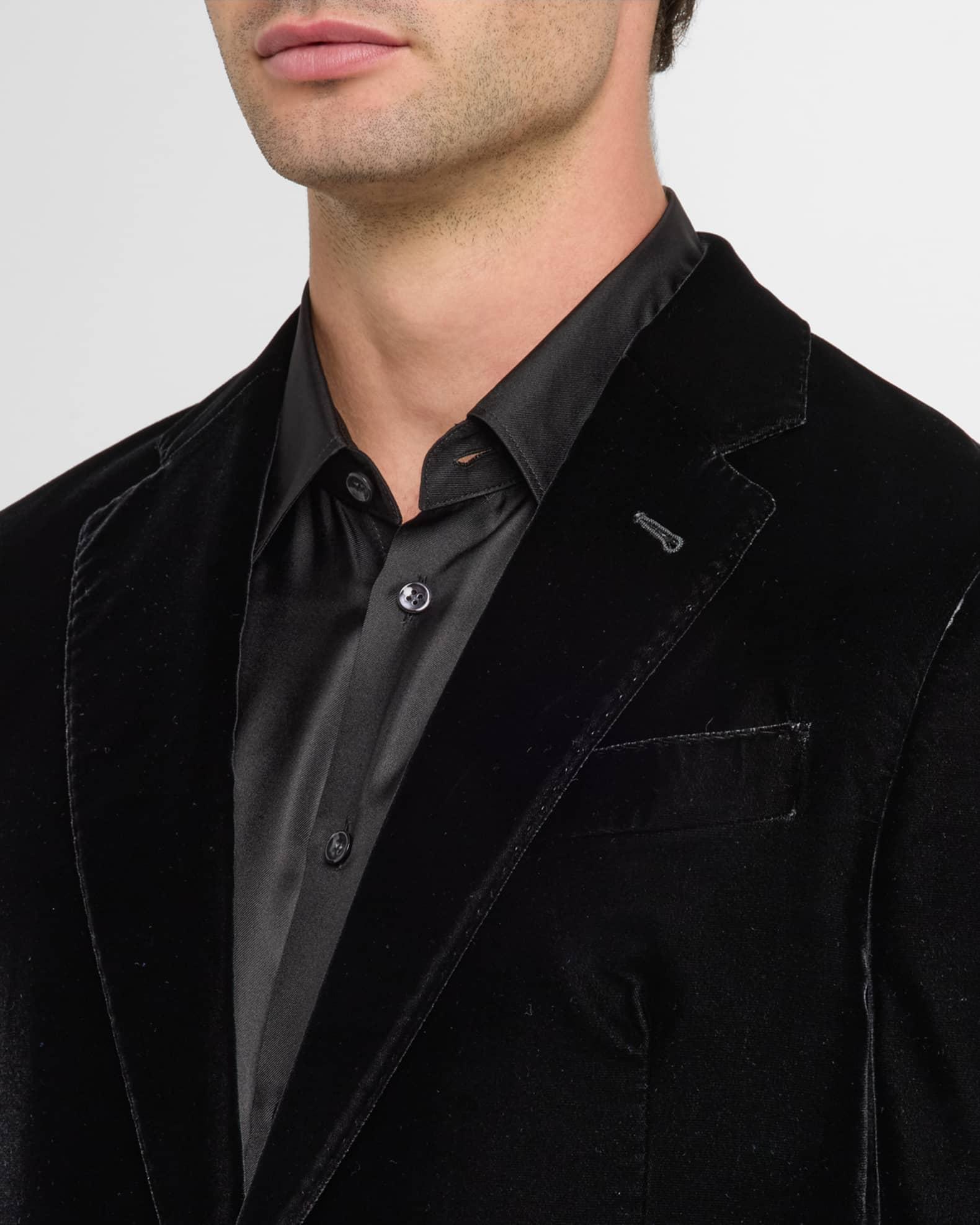 Men's Velvet Notch Lapel Dinner Jacket Product Image