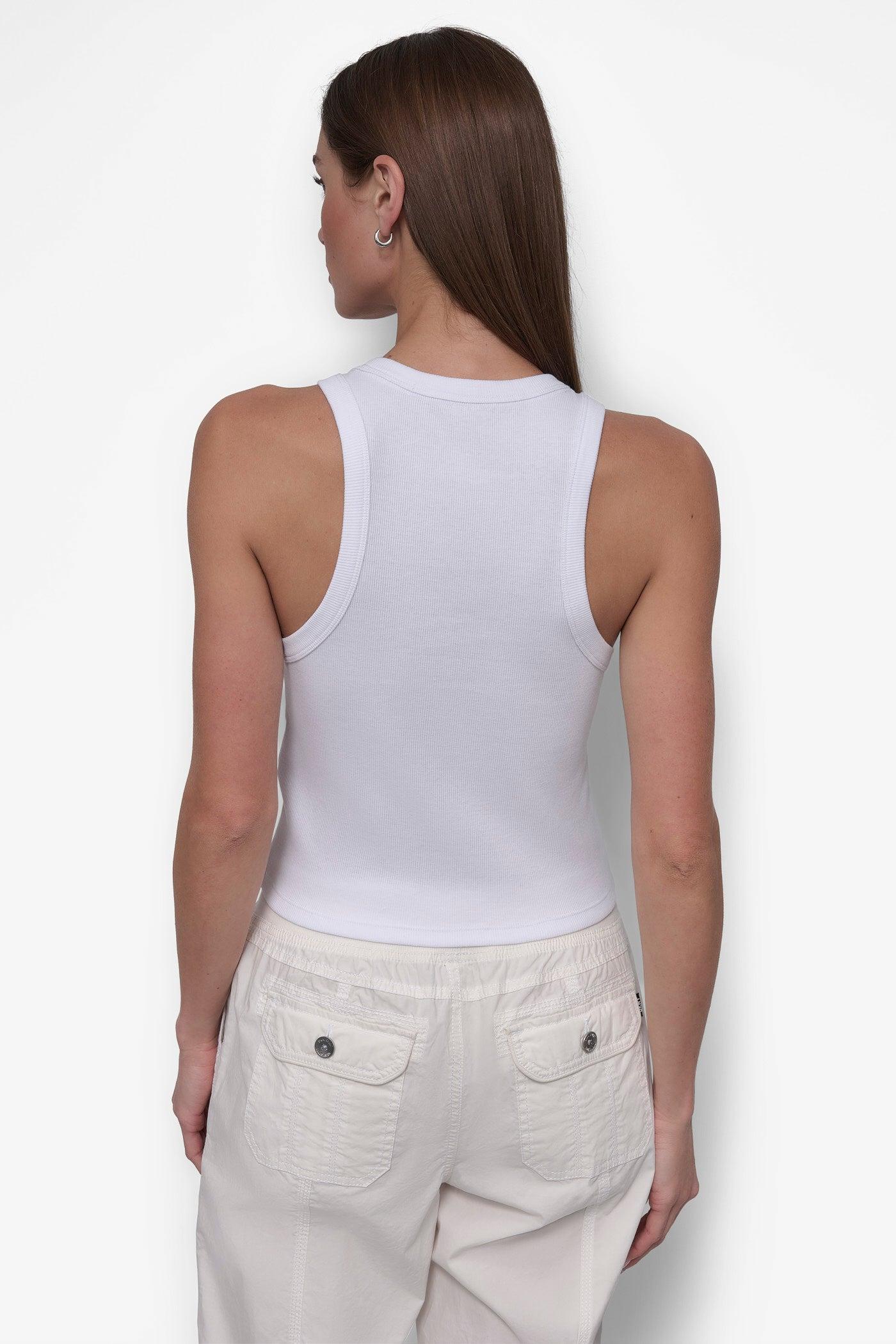RIBBED HIGH NECK TANK Product Image