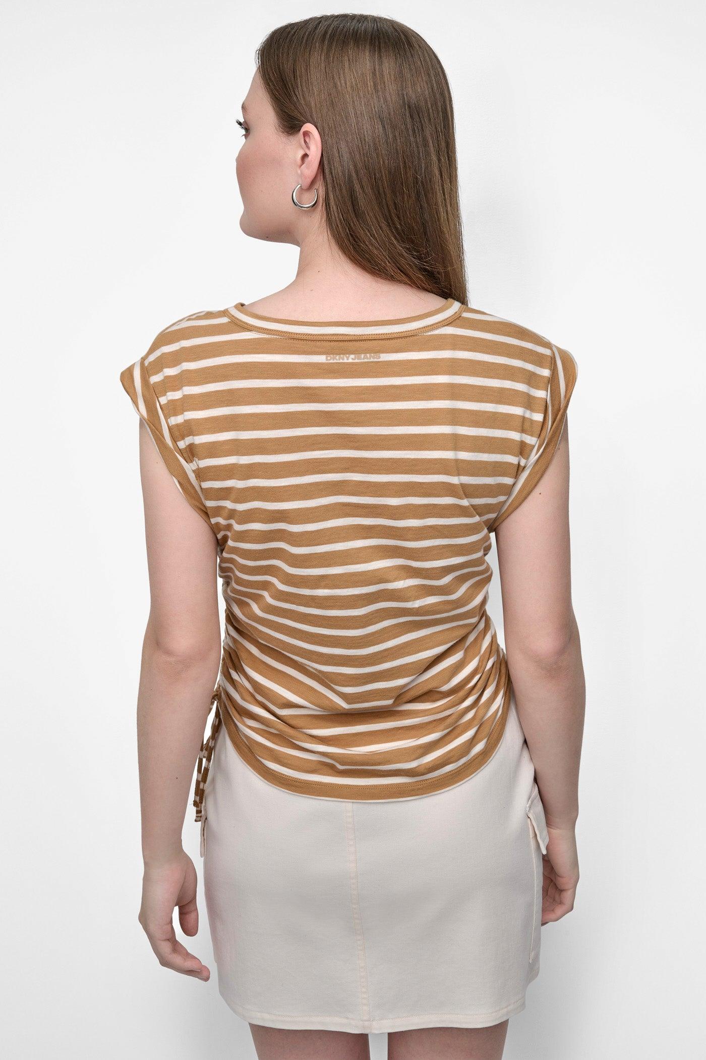 RUCHED SIDE-TIE TEE Product Image