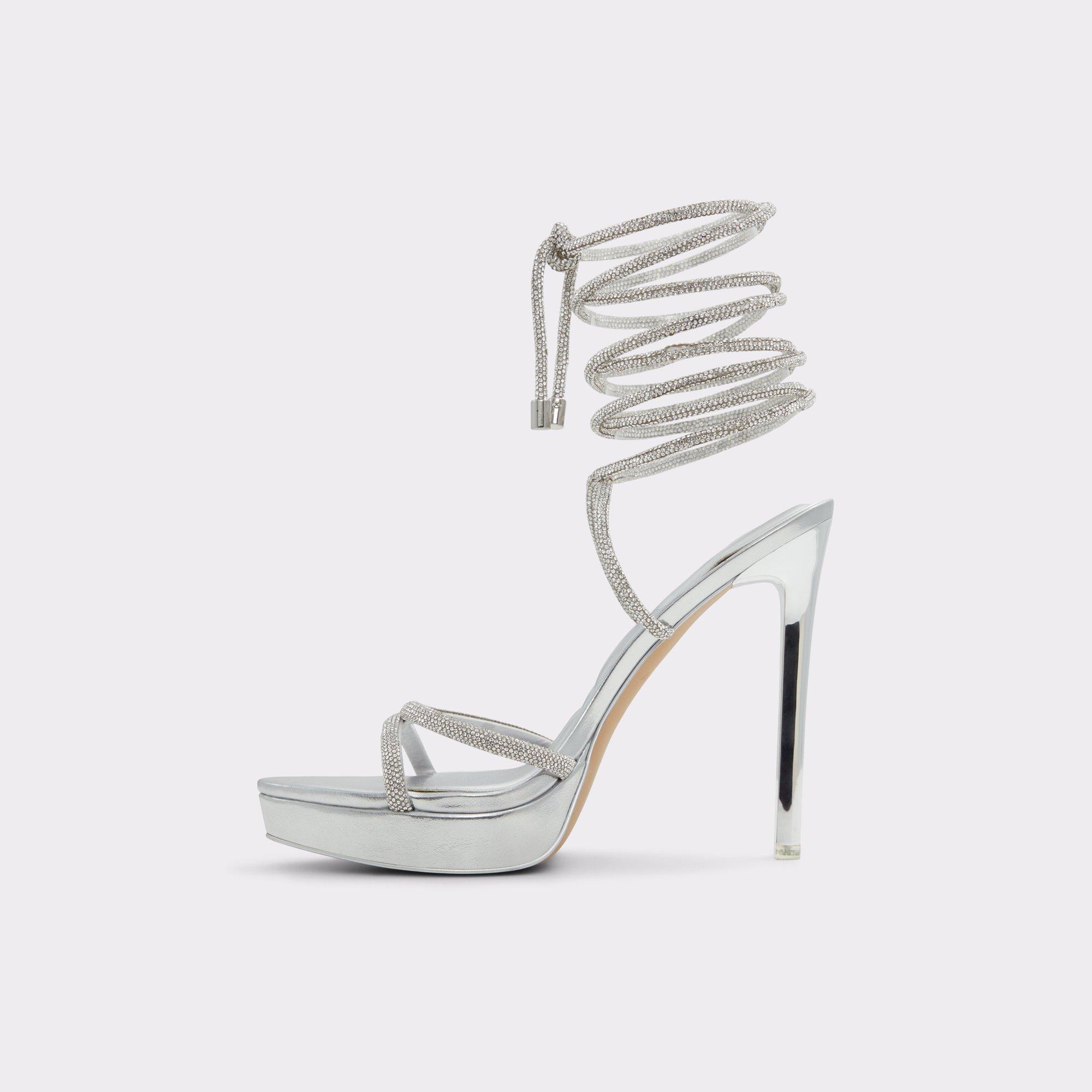 Izabella Silver Women's Strappy sandals | ALDO US Product Image
