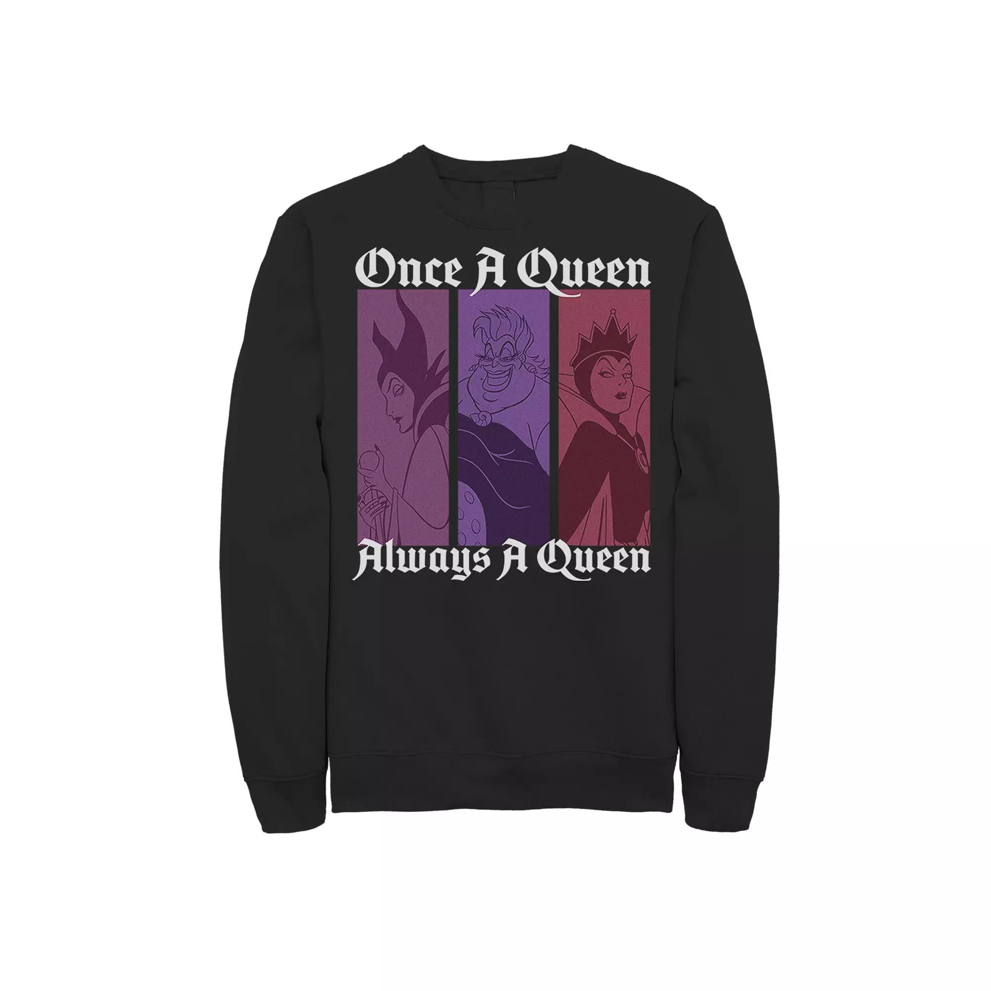 Disney Villains Men's Once A Queen Always A Queen Sweatshirt,  Product Image