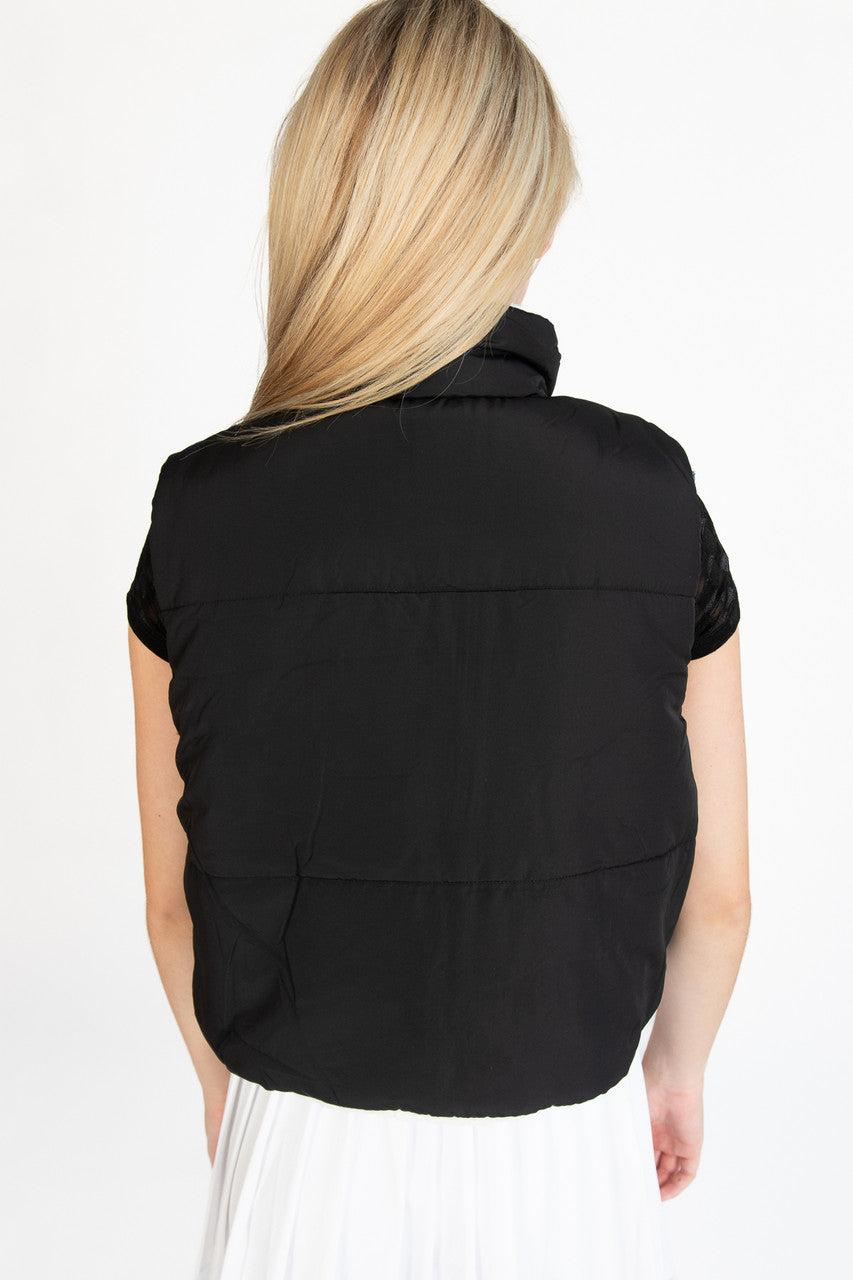 Reversible Sherpa Puffer Vest Product Image