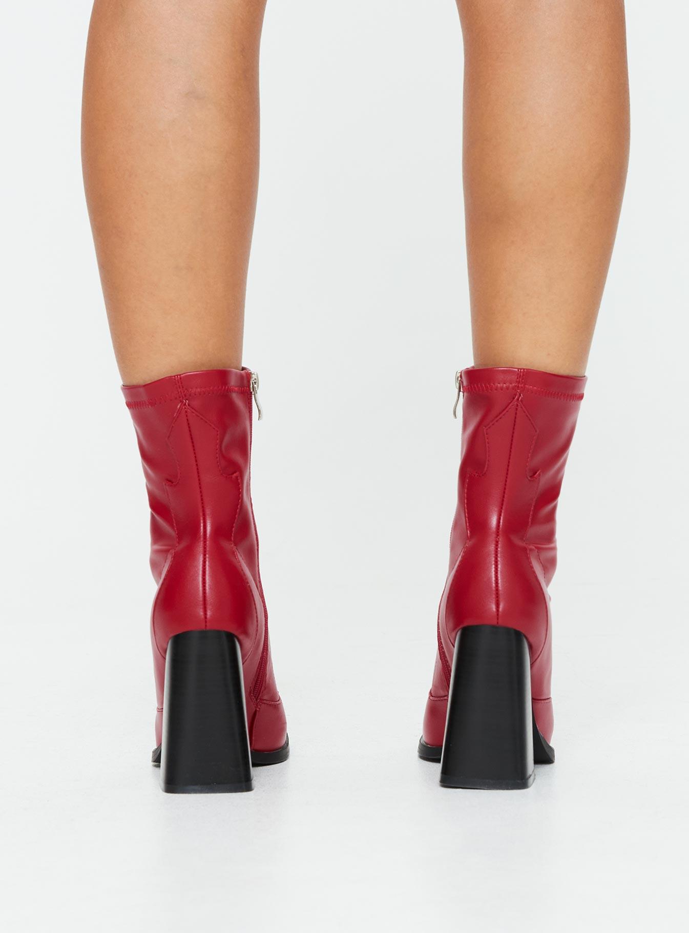 Hailee Boots Red Product Image