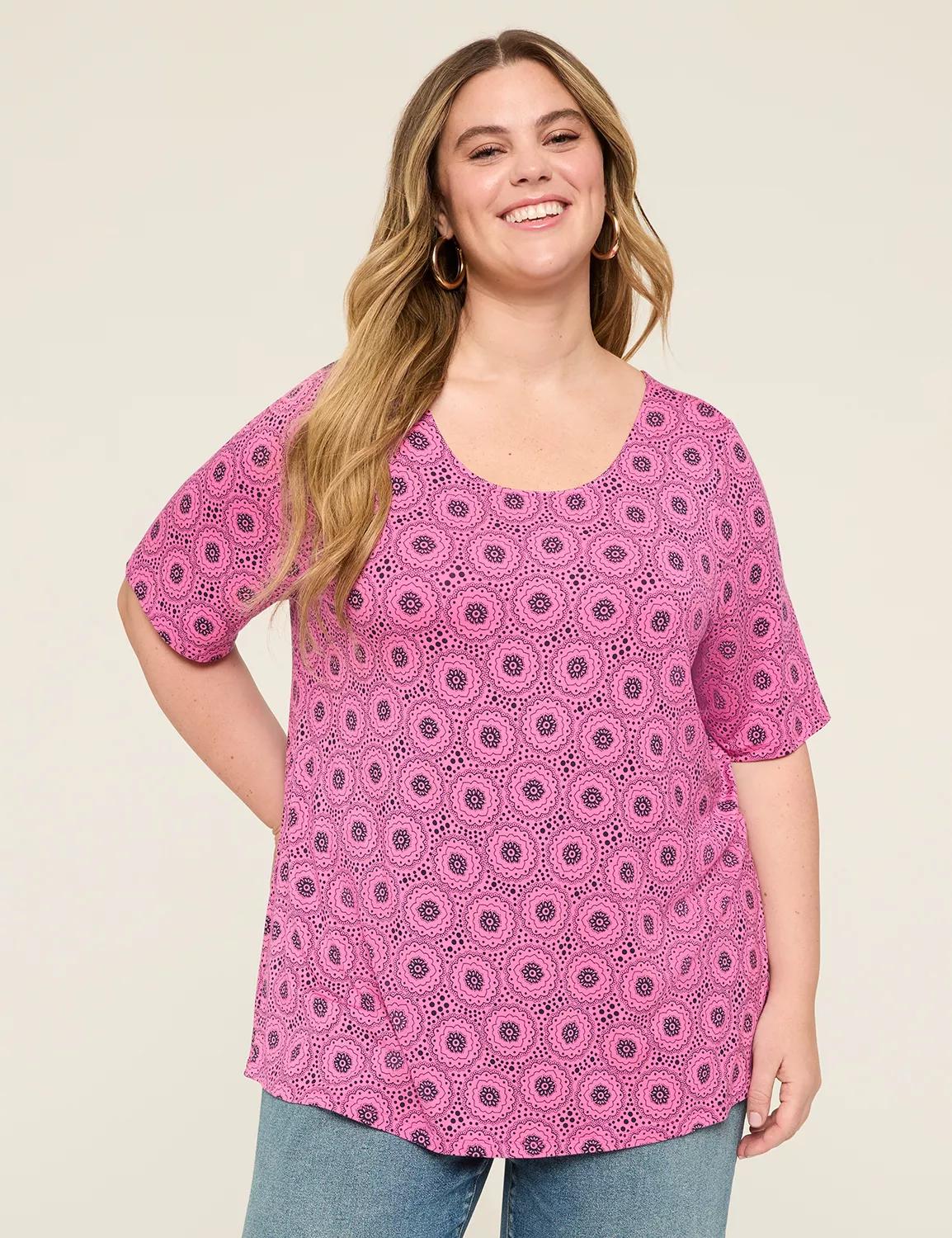 Perfect Sleeve Back-Detail Tee Product Image