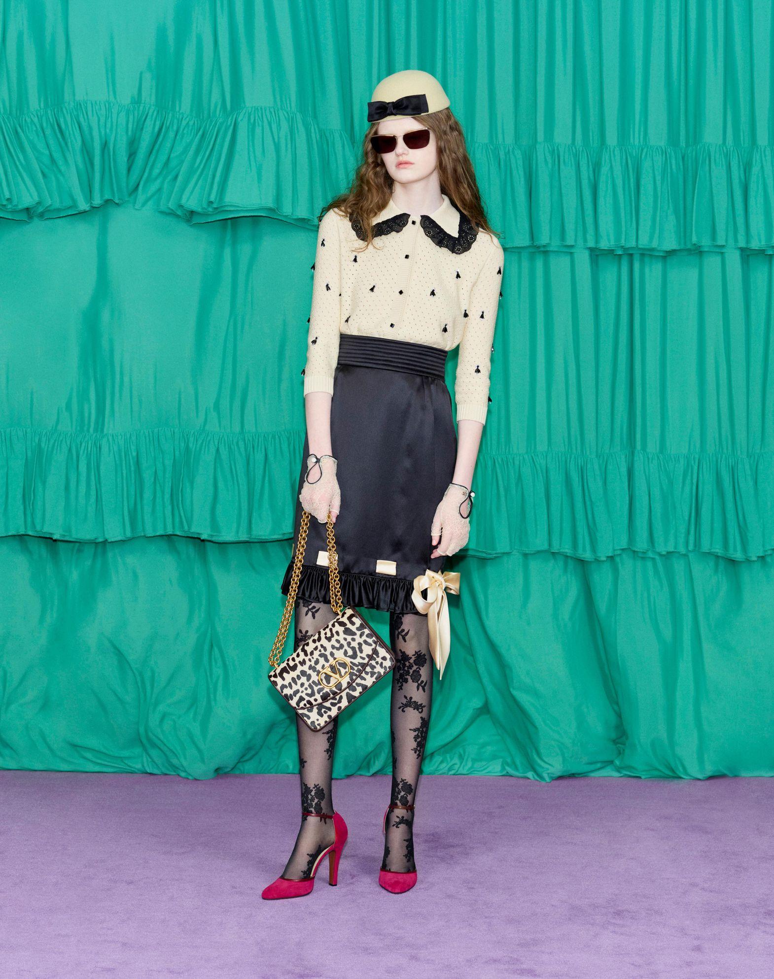 Double Satin Midi Skirt Product Image