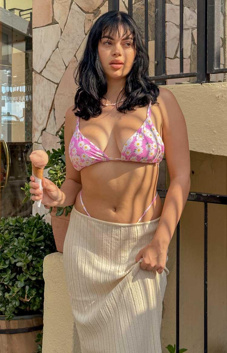 SNDYS Baha Sand Ribbed Skirt Product Image