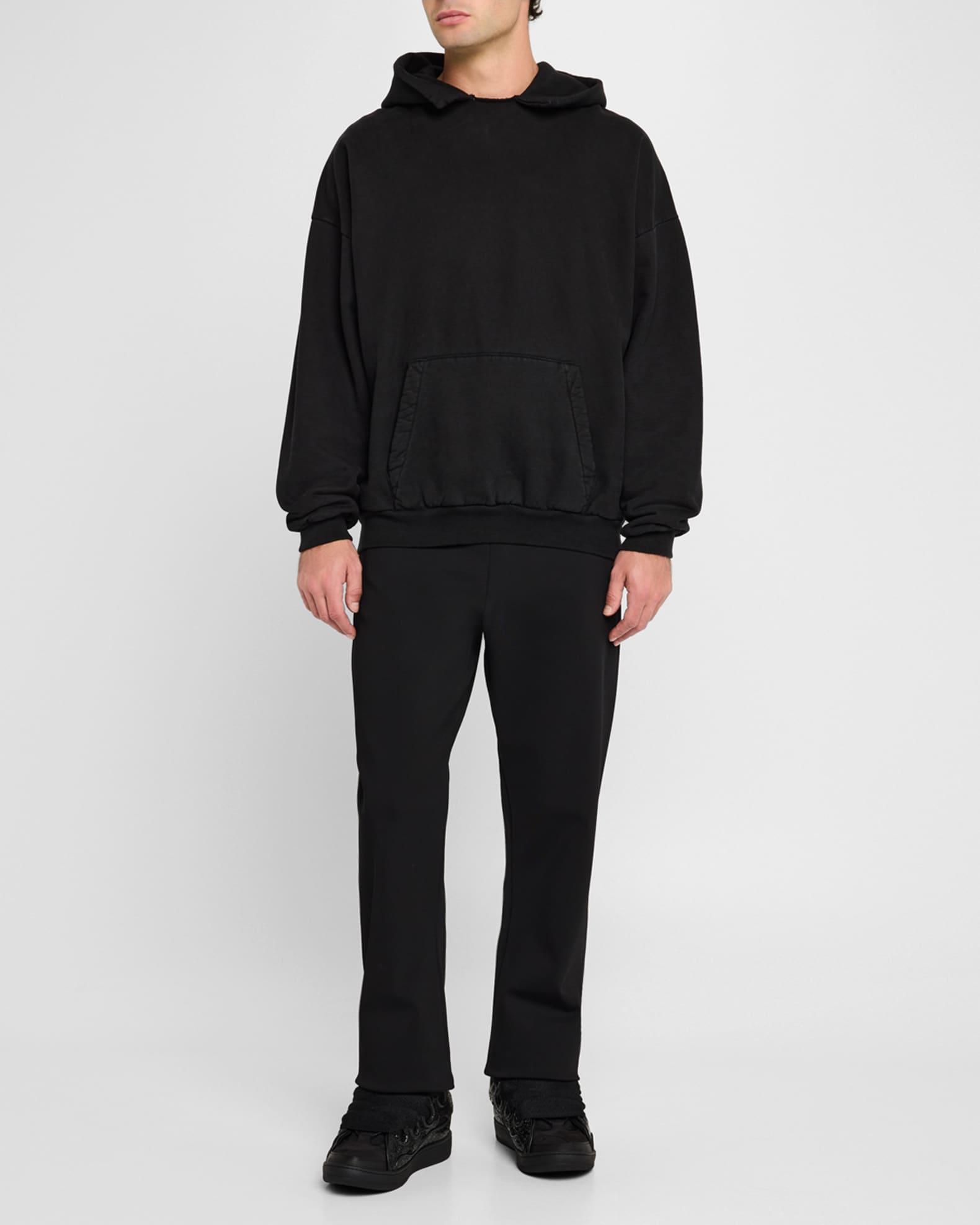 Men's Leather and Suede Curb Sneakers Product Image