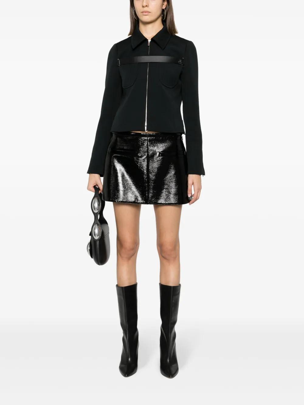 high-shine mini skirt Product Image