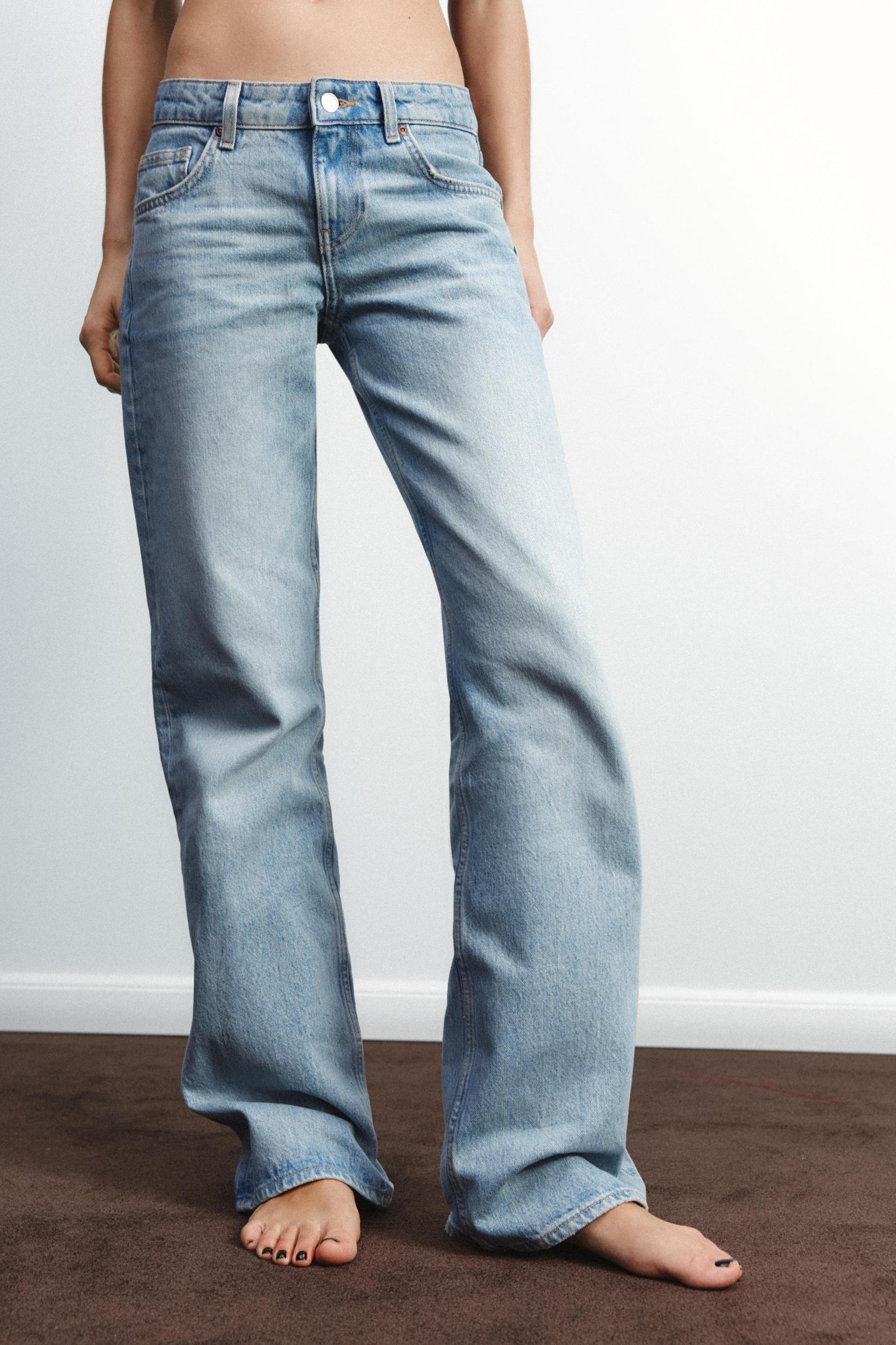 TRF LOW-RISE WIDE LEG JEANS Product Image